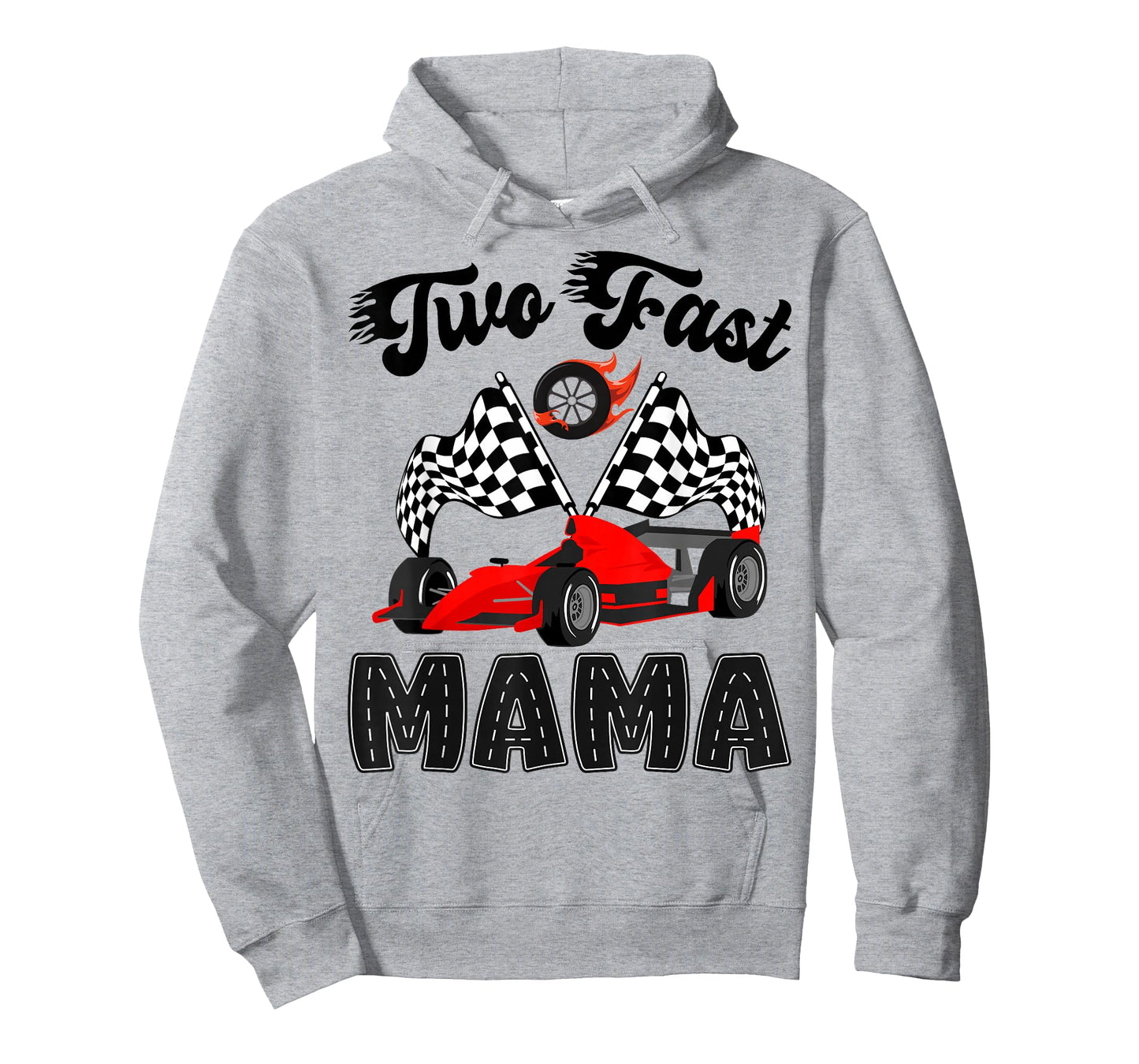 Two Fast Mama of The Birthday Boy Racing Car Party T-Shirt