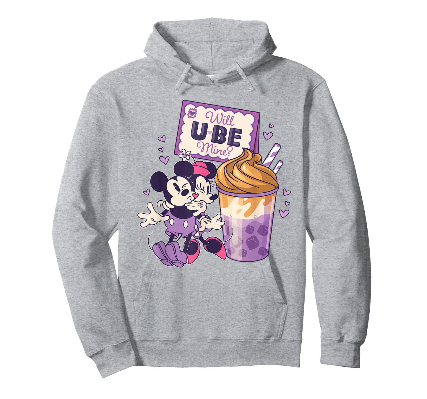 Disney Mickey & Minnie Will Ube Mine? Valentine's Day Gift T-Shirt