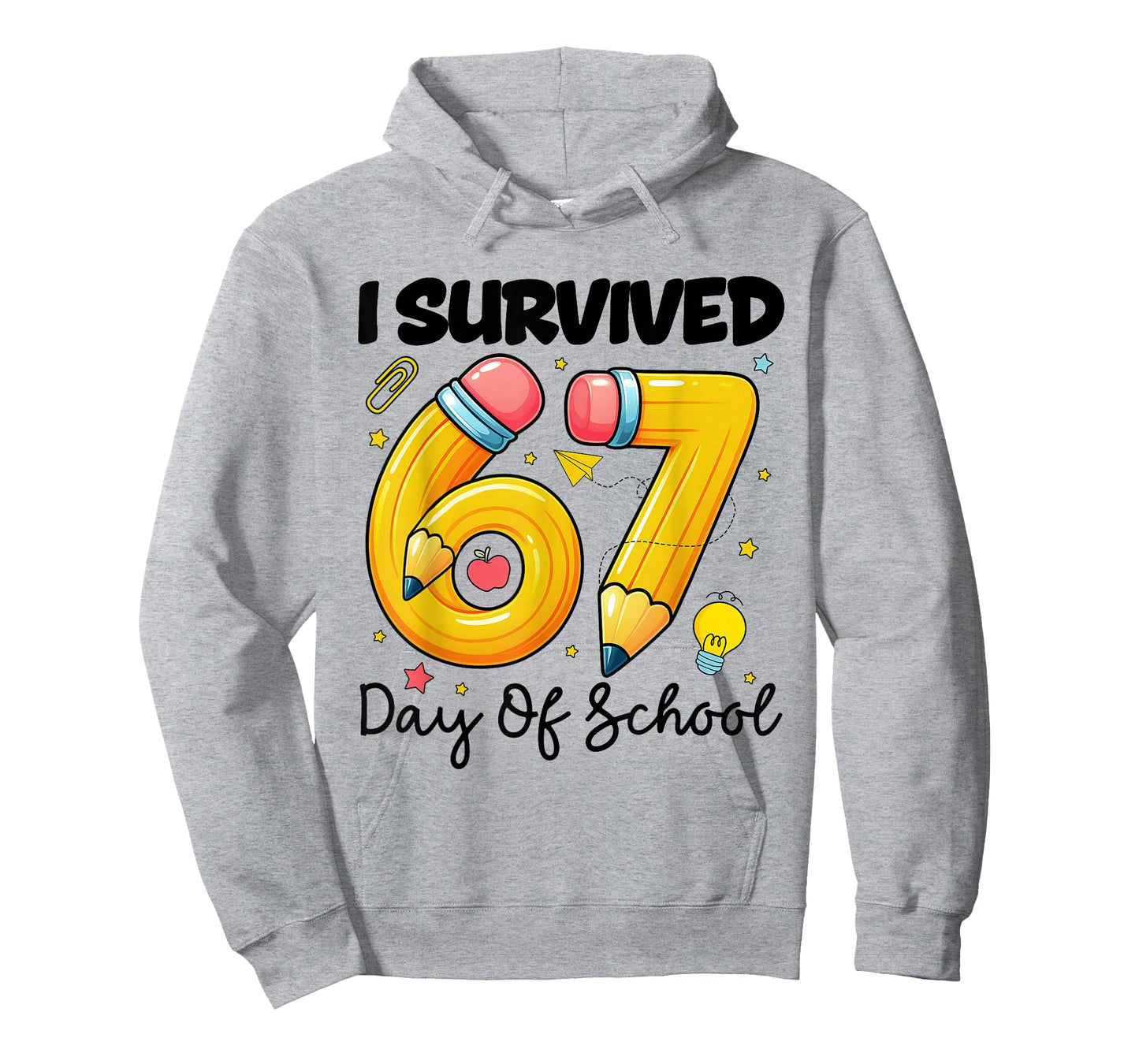I Survived 67 Days of School Six Seven Meme Teacher Student T-Shirt