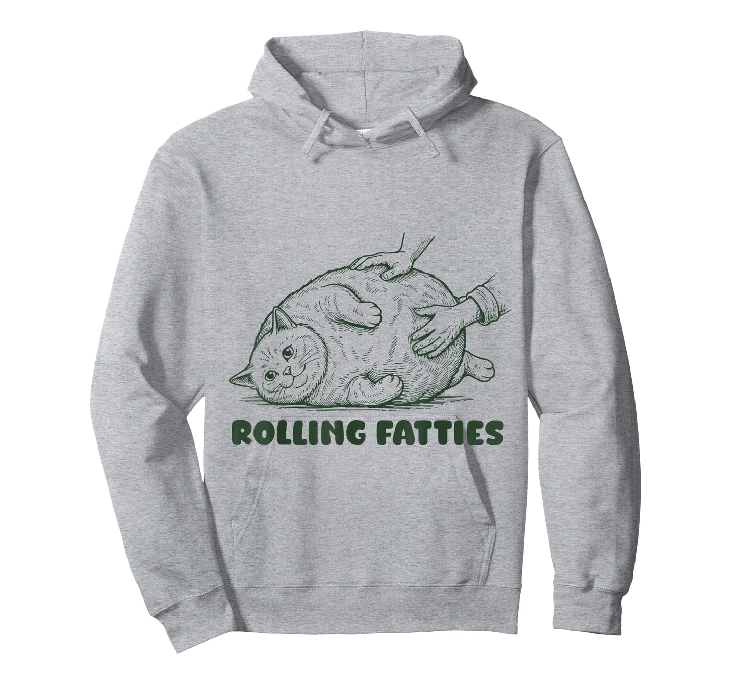 Rolling Fatties British Shorthair Funny Cute Cat Lover T-Shirt