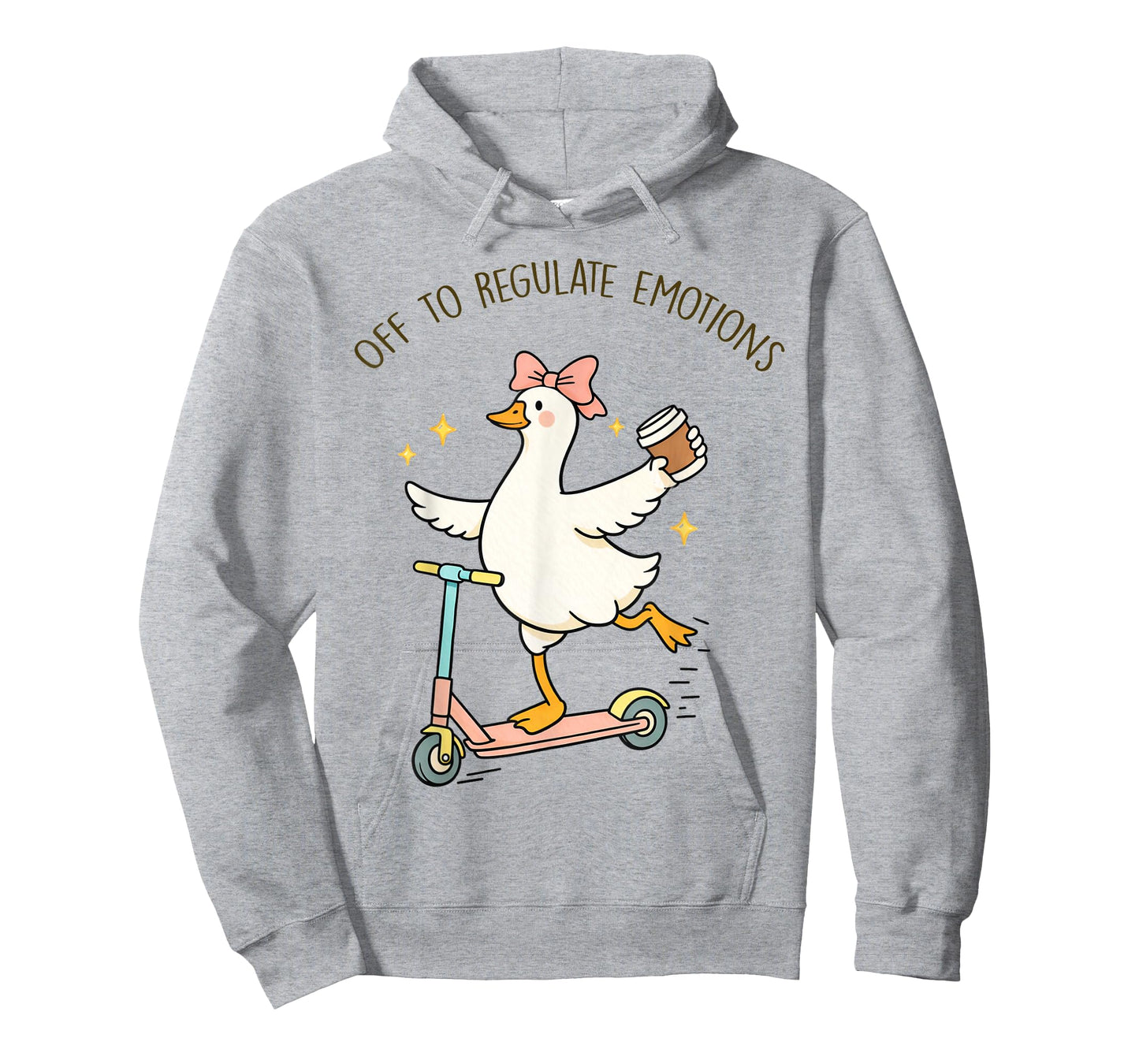 Off to Regulate Emotions Goose Funny Mental Health Counselor T-Shirt