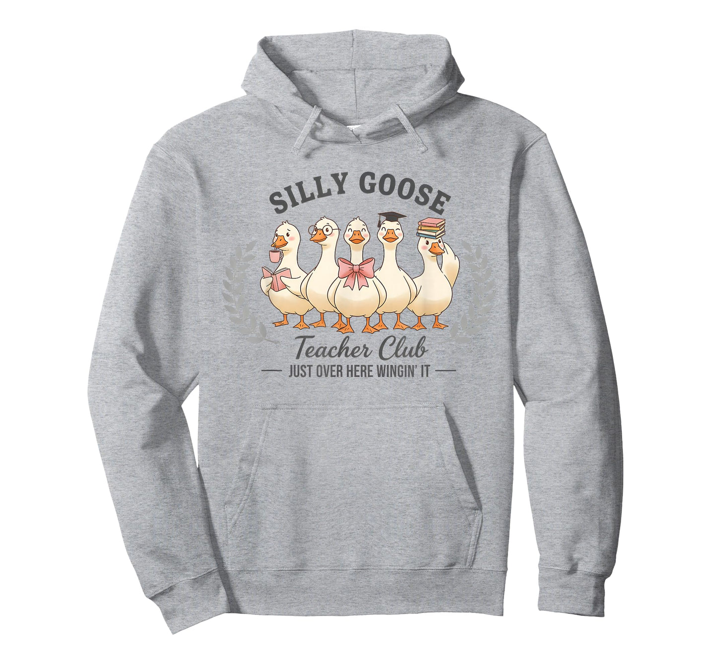 Silly Goose Teacher Club Funny Goose Teacher Appreciation T-Shirt