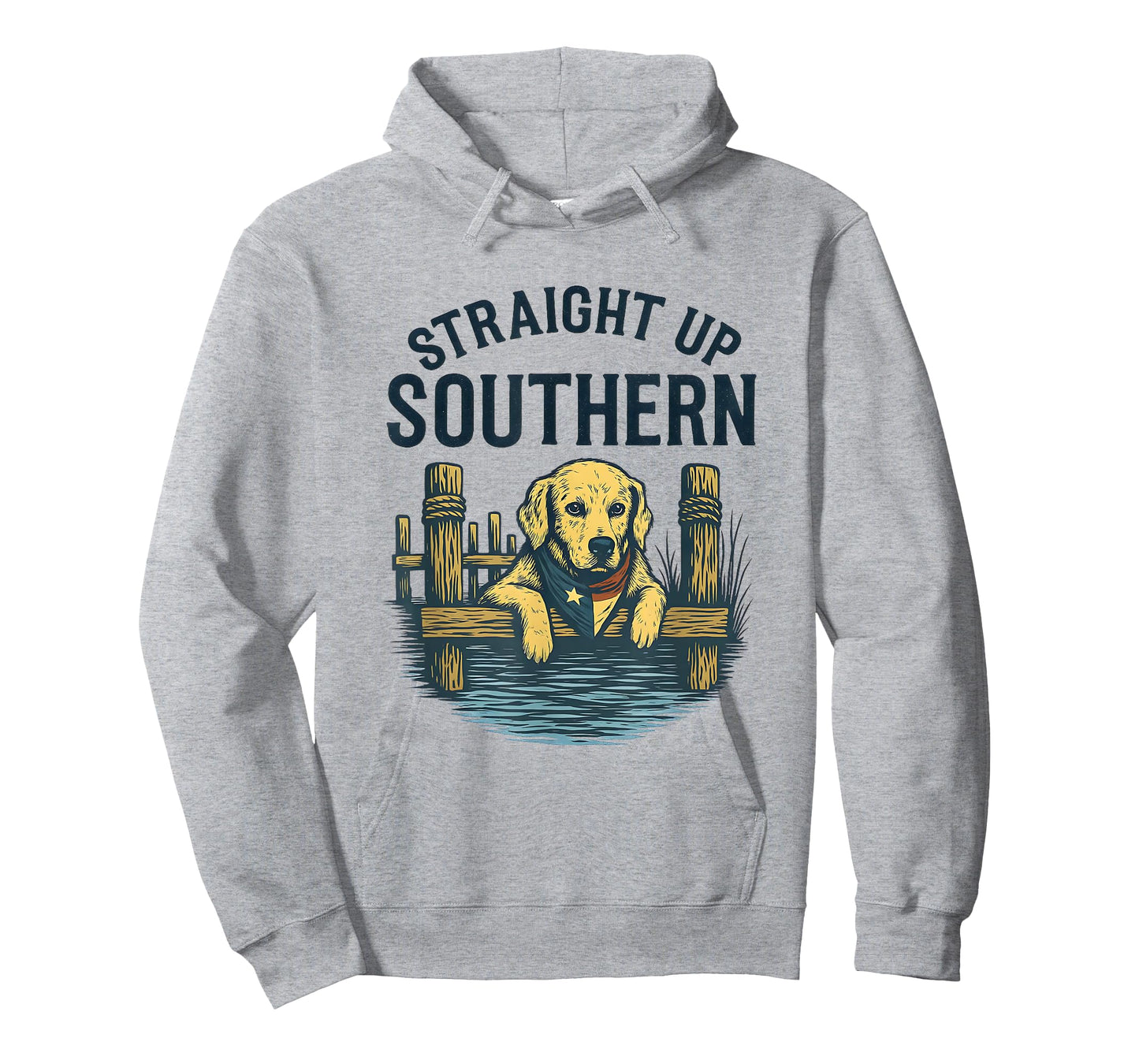 Straight Up Southern Dog Lover Rustic Country Lake Life T-Shirt