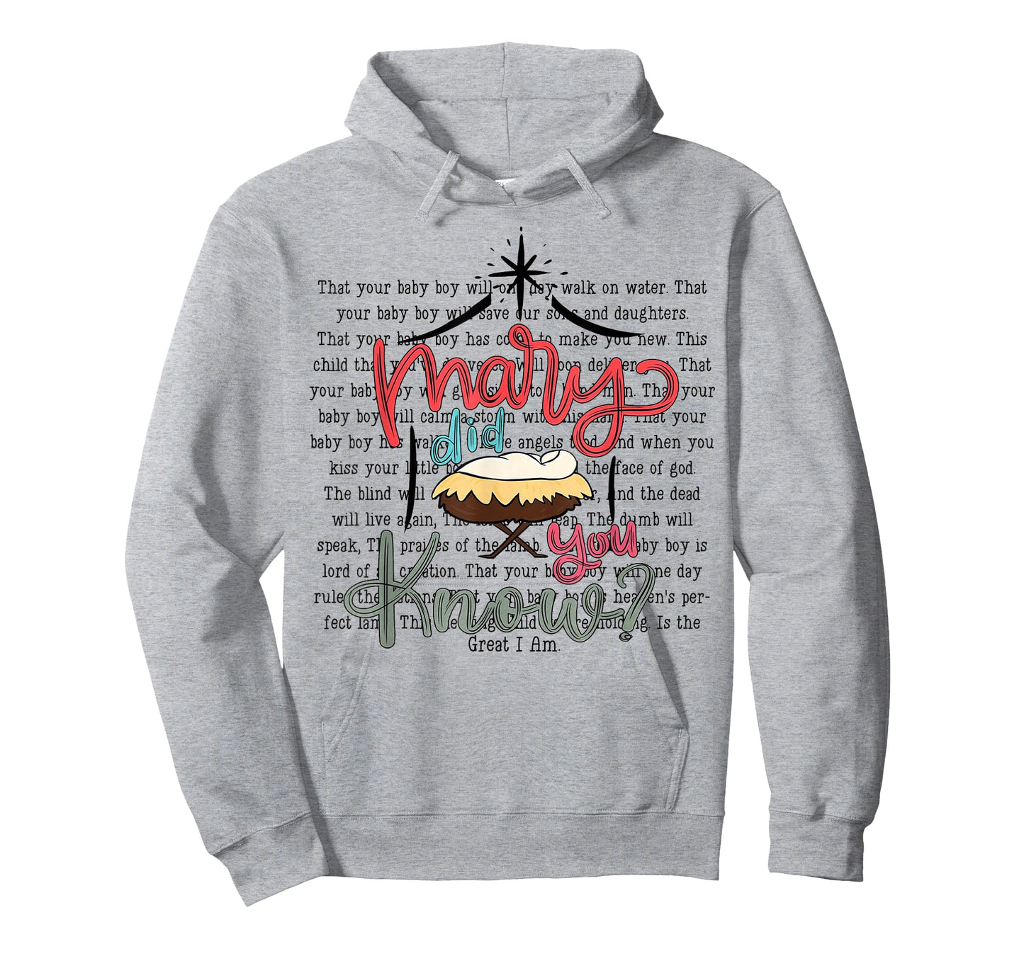 Preppy Mary Did You Know Christian Christmas Quote T-Shirt