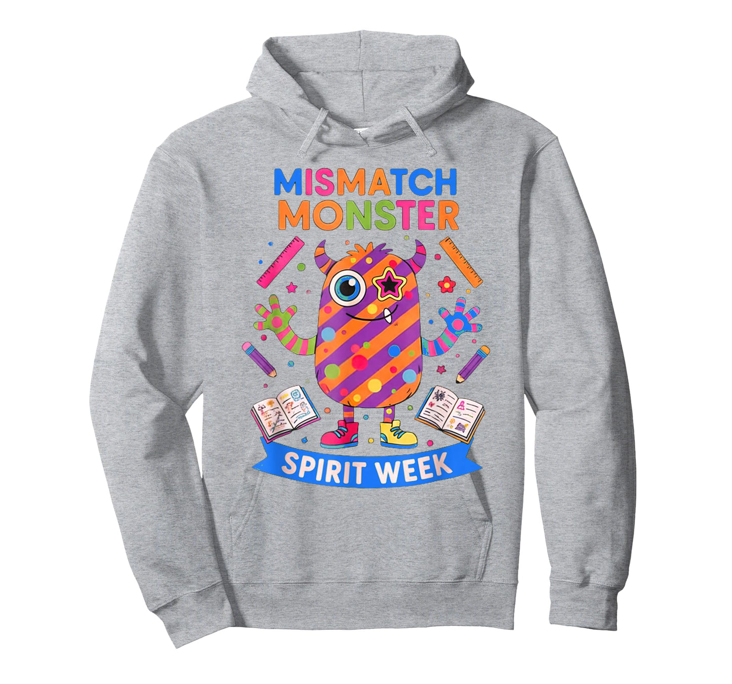 Mismatch Monster Shirt Spirit Week Kids School Wacky Day T-Shirt