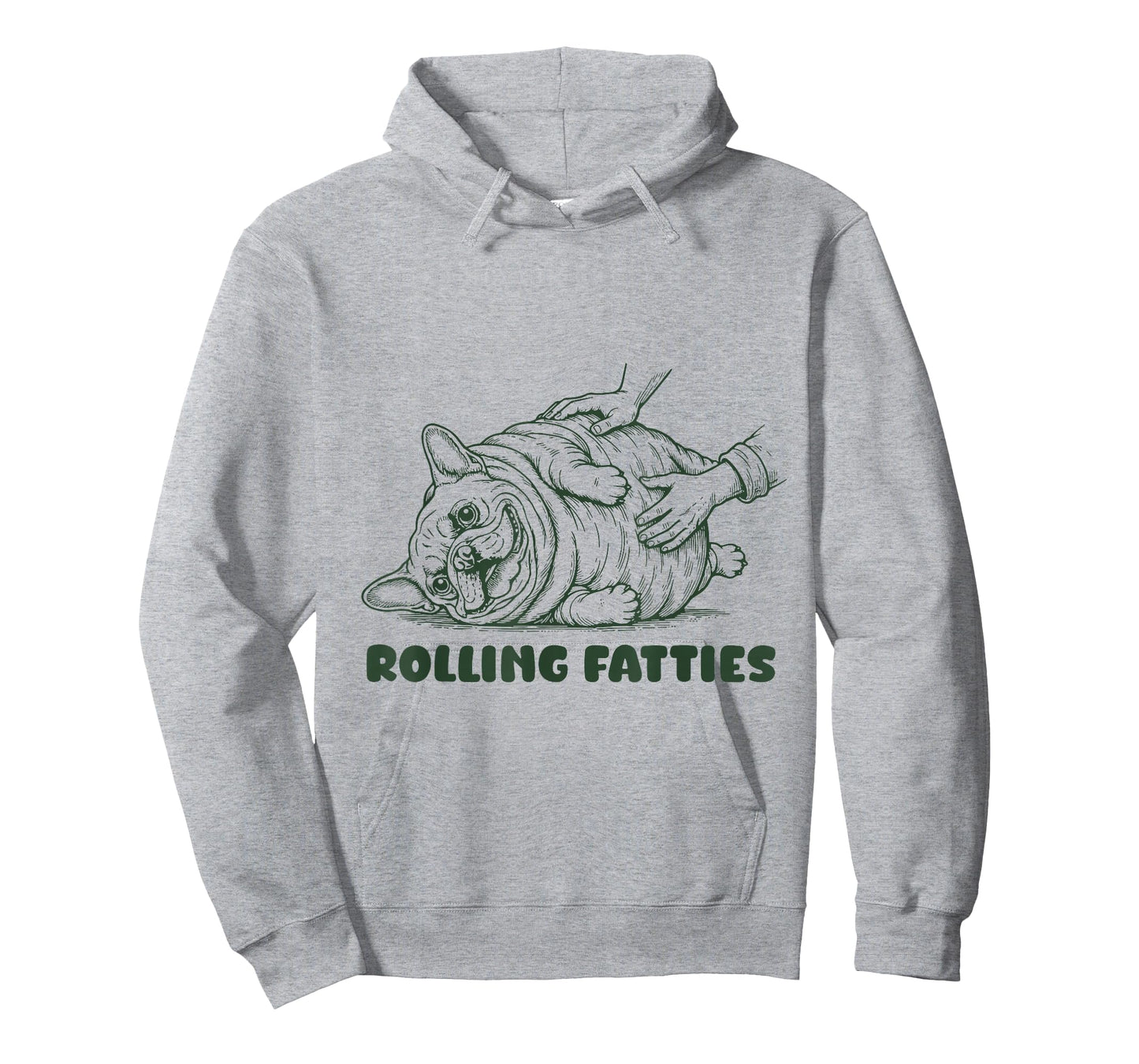Rolling Fatties French Bulldog Funny Cute Bulldog Lover T-Shirt