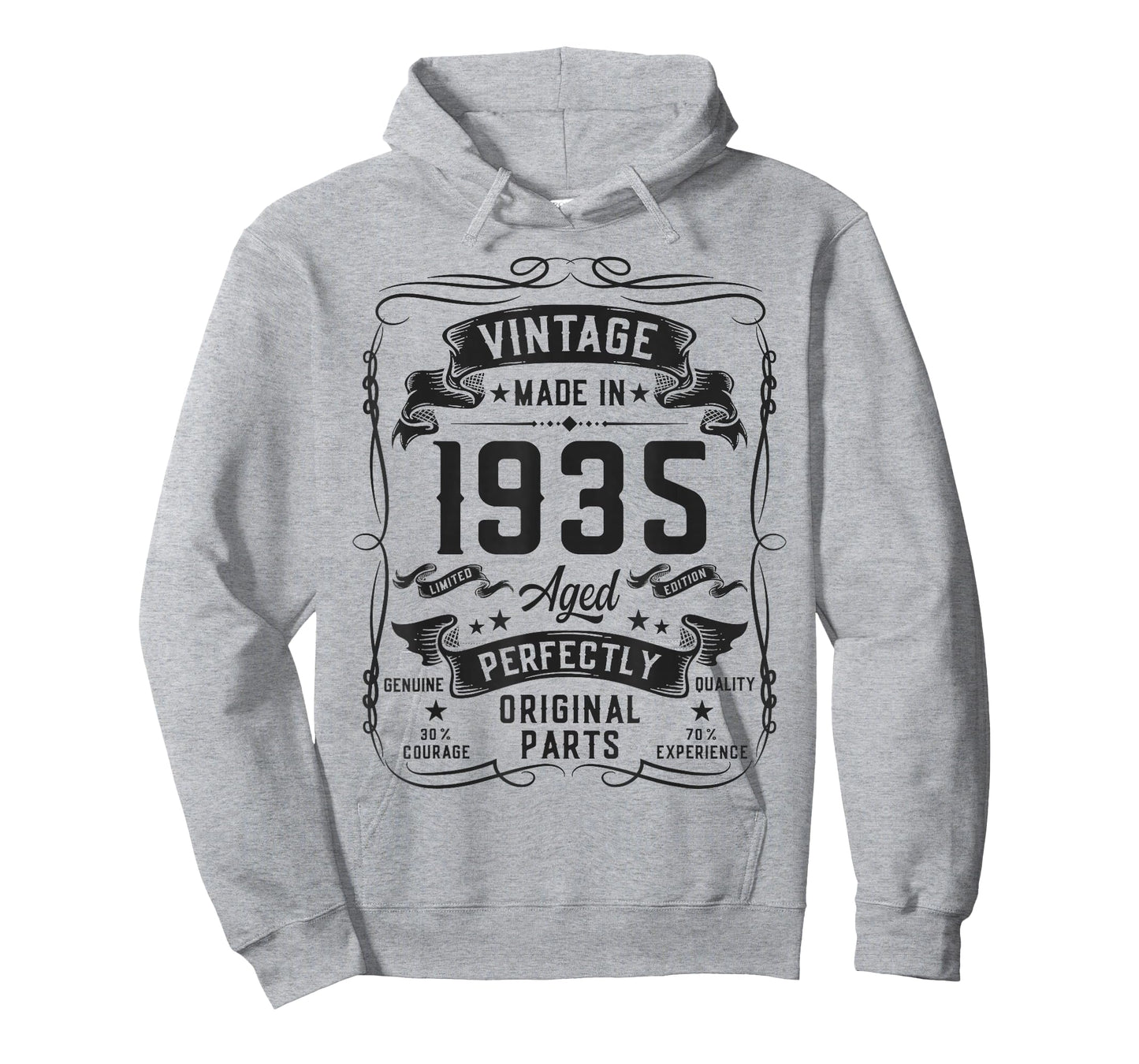 Vintage 1935 91yr 91st Birthday Gifts for Men 91 Years Old T-Shirt