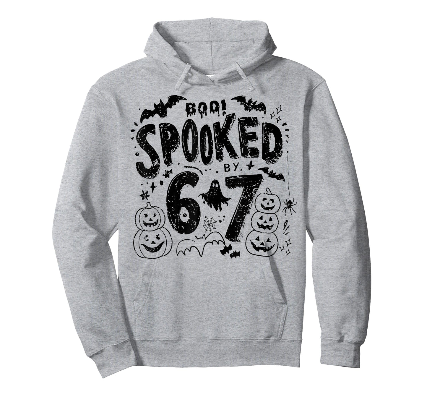 Vintage Boo Spooked by 6 7 Halloween Meme Gen Alpha Slang T-Shirt