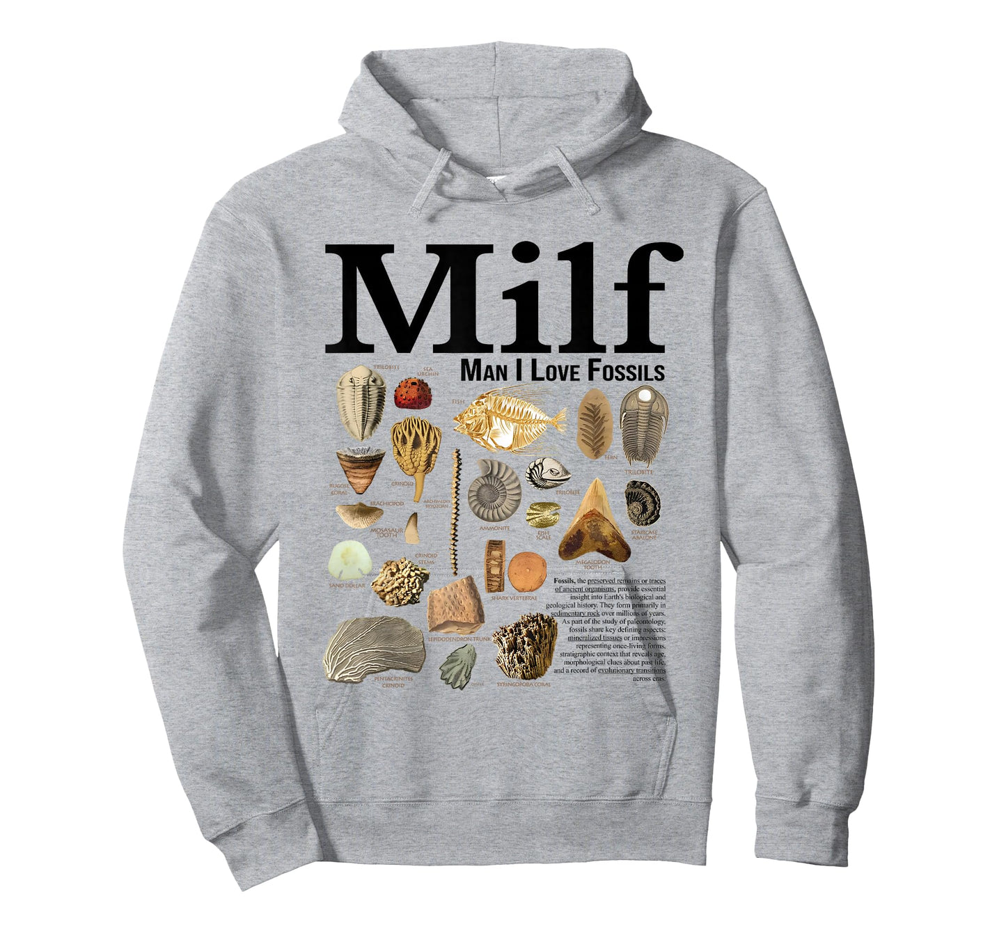 Milf Man I Love Fossils Retro T-Shirt