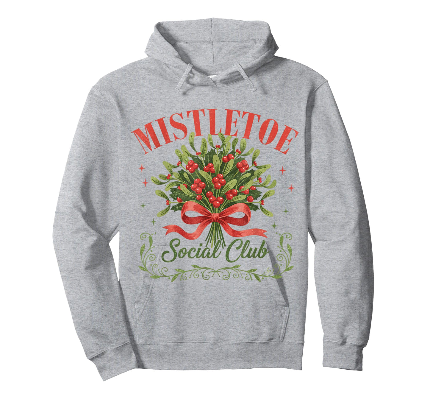 Mistletoe Social Club Coquette Christmas Holiday Women Girls T-Shirt