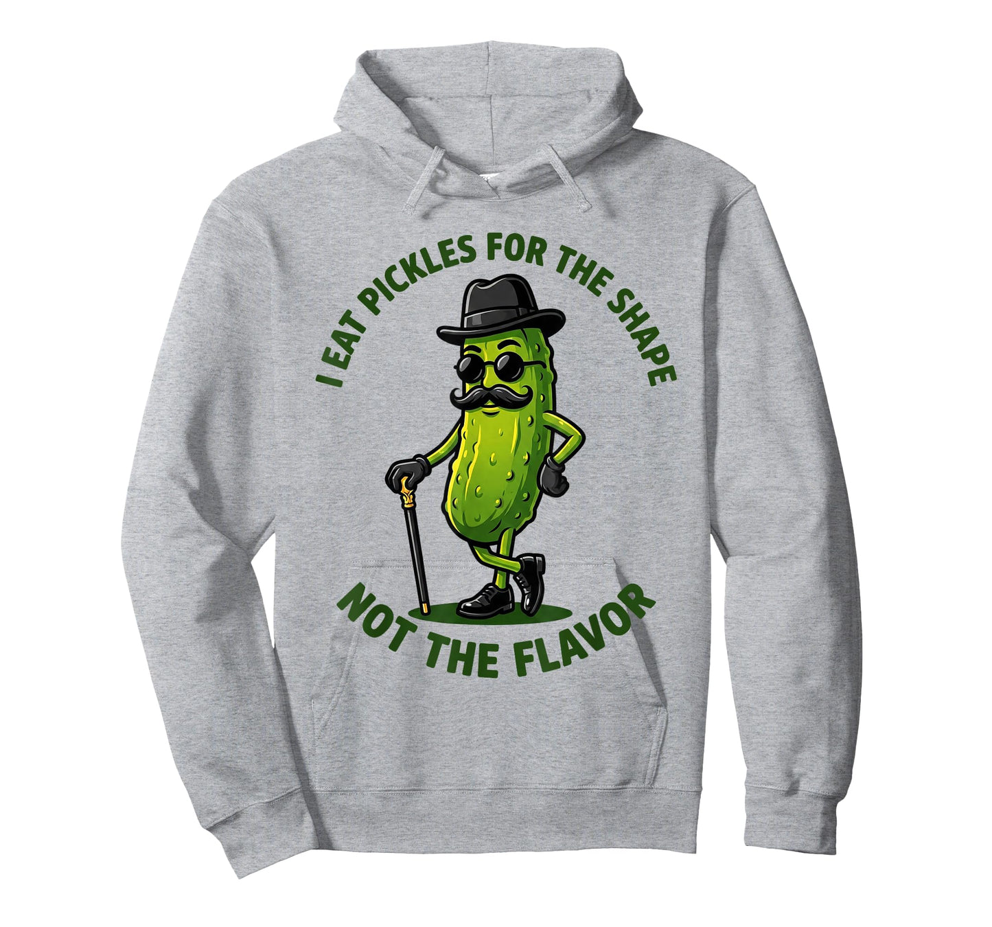 I Eat Pickles for The Shape Not The Flavor Funny Pickle T-Shirt
