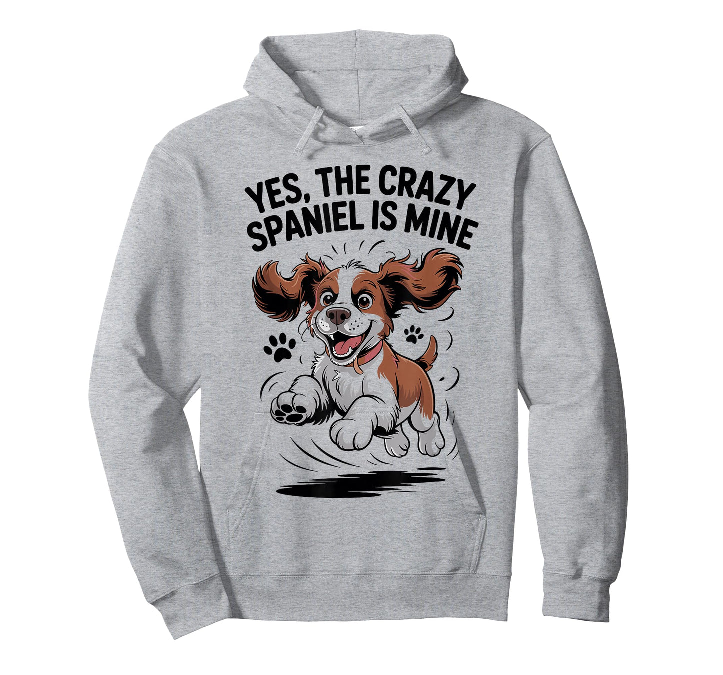 Cute Crazy Field Dog Funny Pet English Springer Spaniel T-Shirt