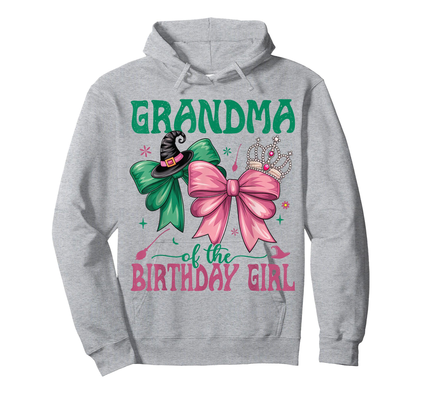 Grandma of The Birthday Girl Matching Witch Family Bday Part T-Shirt