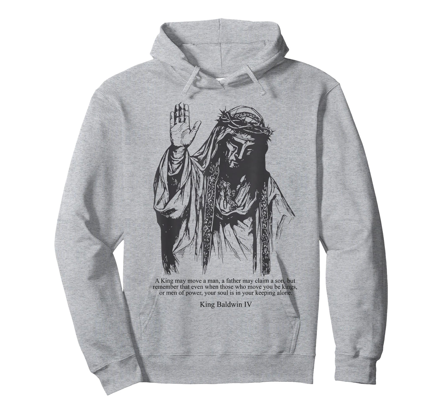 Sliver Mask King Baldwin IV Meme The Leper King Warrior T-Shirt