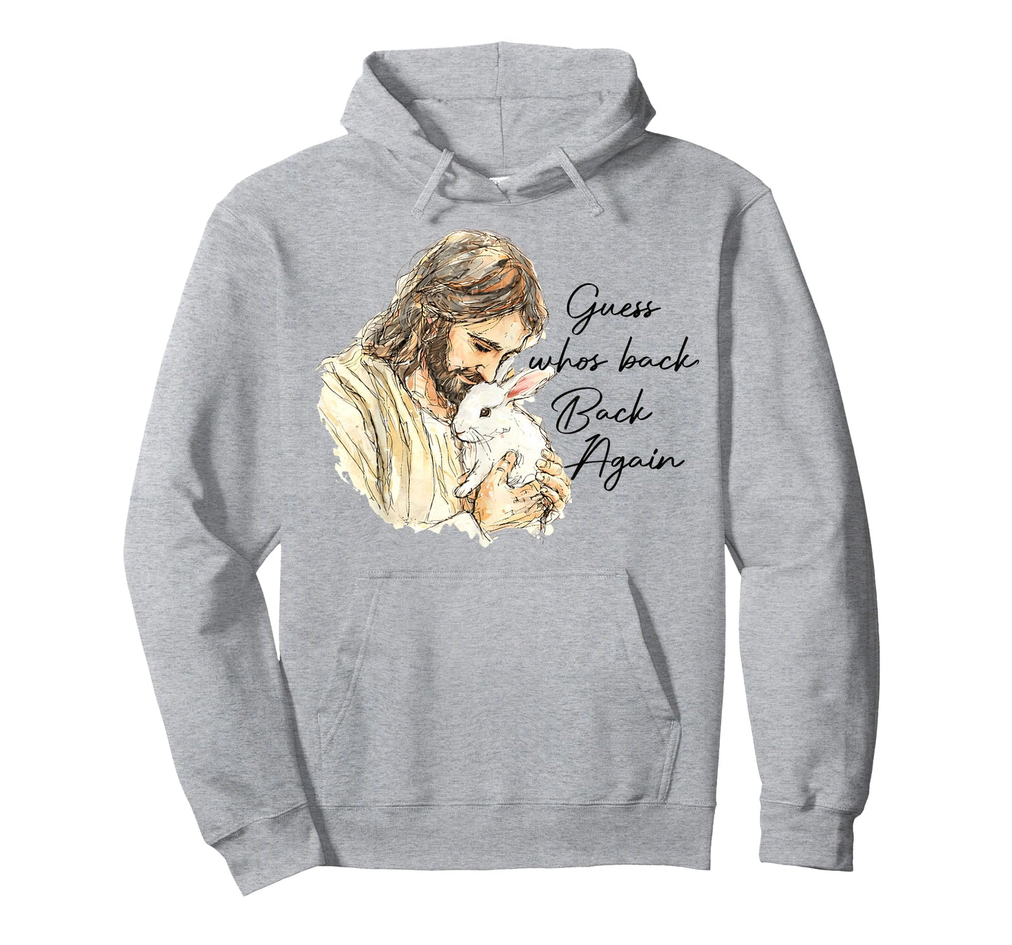 Happy Easter Funny Guess Who's Back Jesus Bunny Men Women T-Shirt