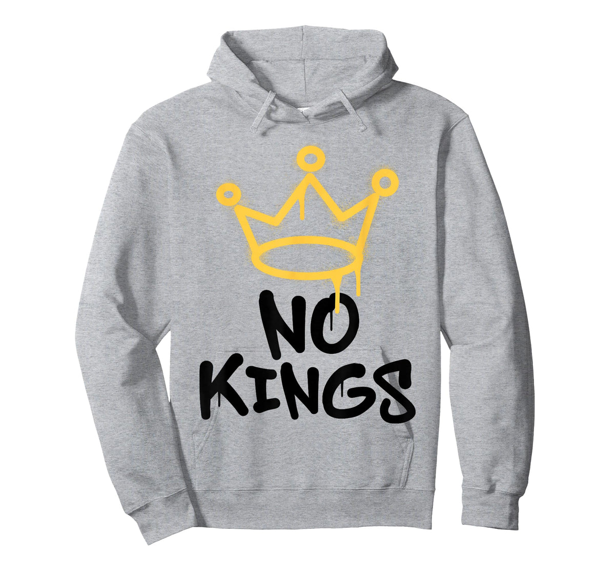 No Kings Day 2025 Protest Sign Grunge Nope Men Women Kids T-Shirt