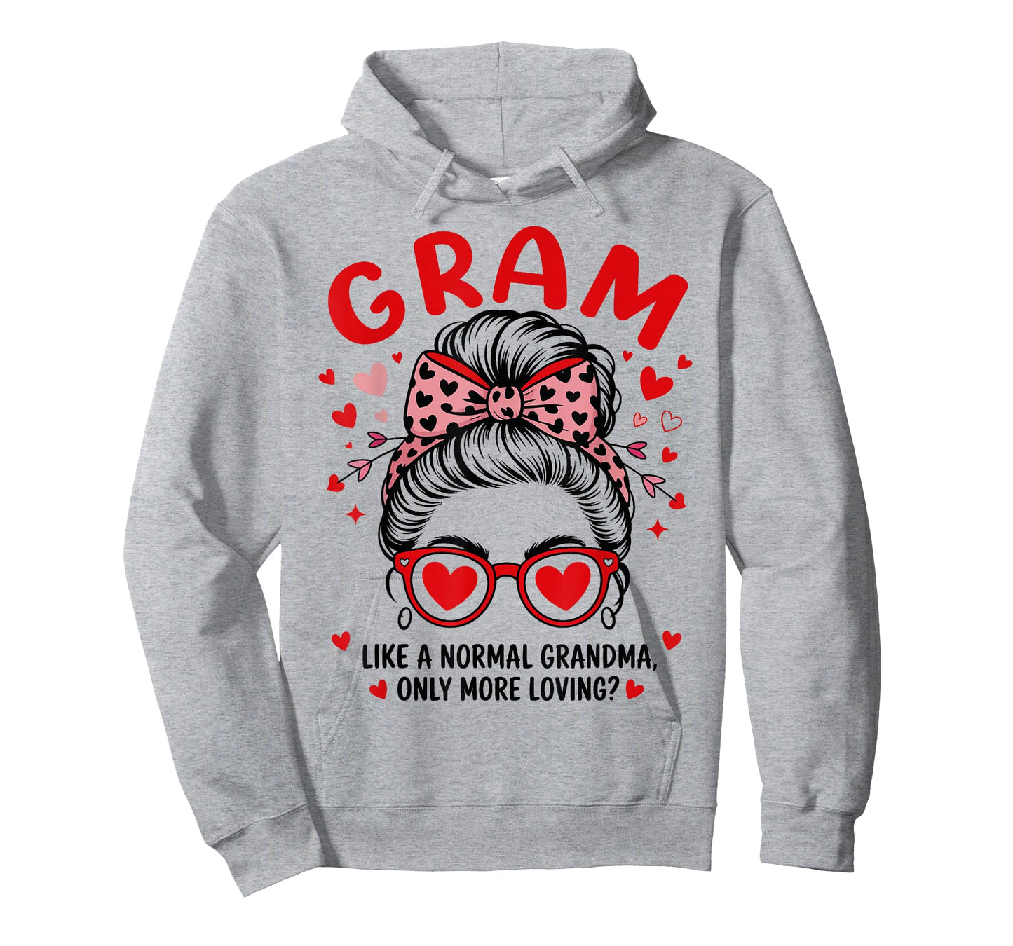 GRAM Valentine Quote for Loving Grandma with Cute Bow T-Shirt