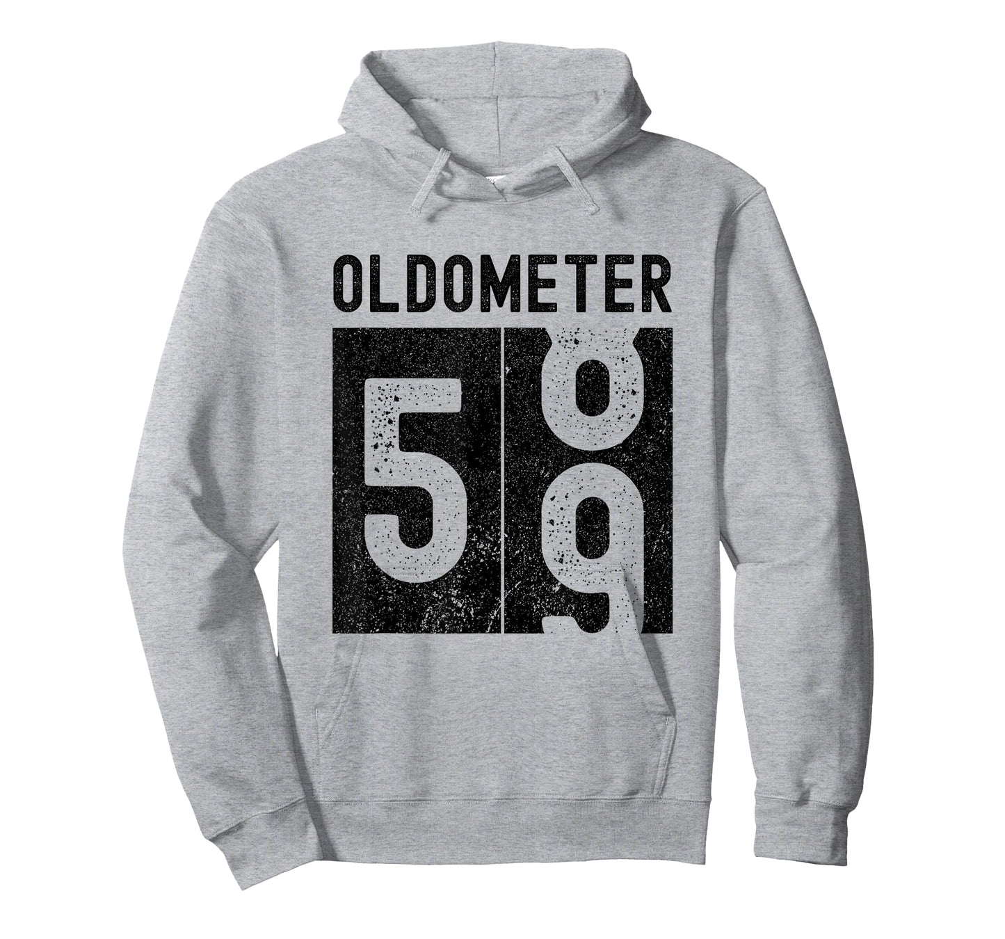 Oldometer 59th Birthday Funny Retro Turning 59 Years Old Men T-Shirt