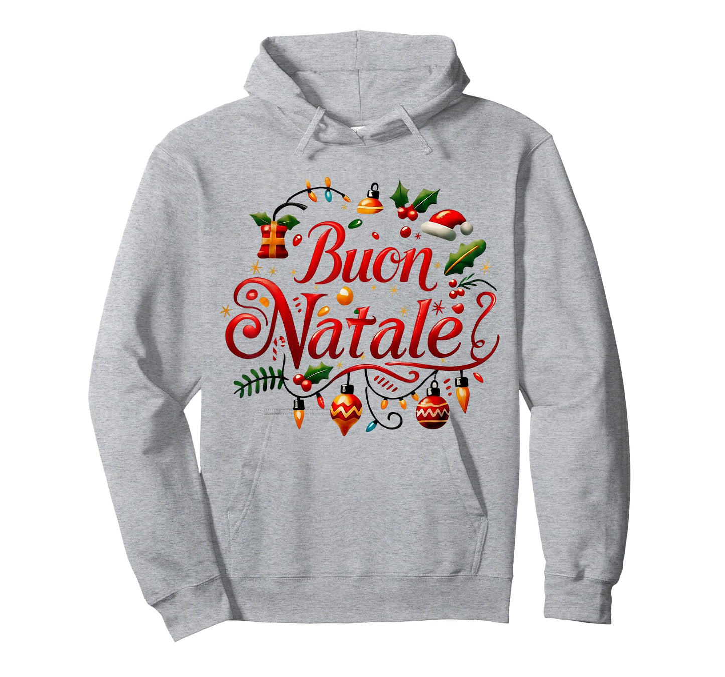 BUON Natale Italian Merry Christmas Tree Xmas for Men Women T-Shirt
