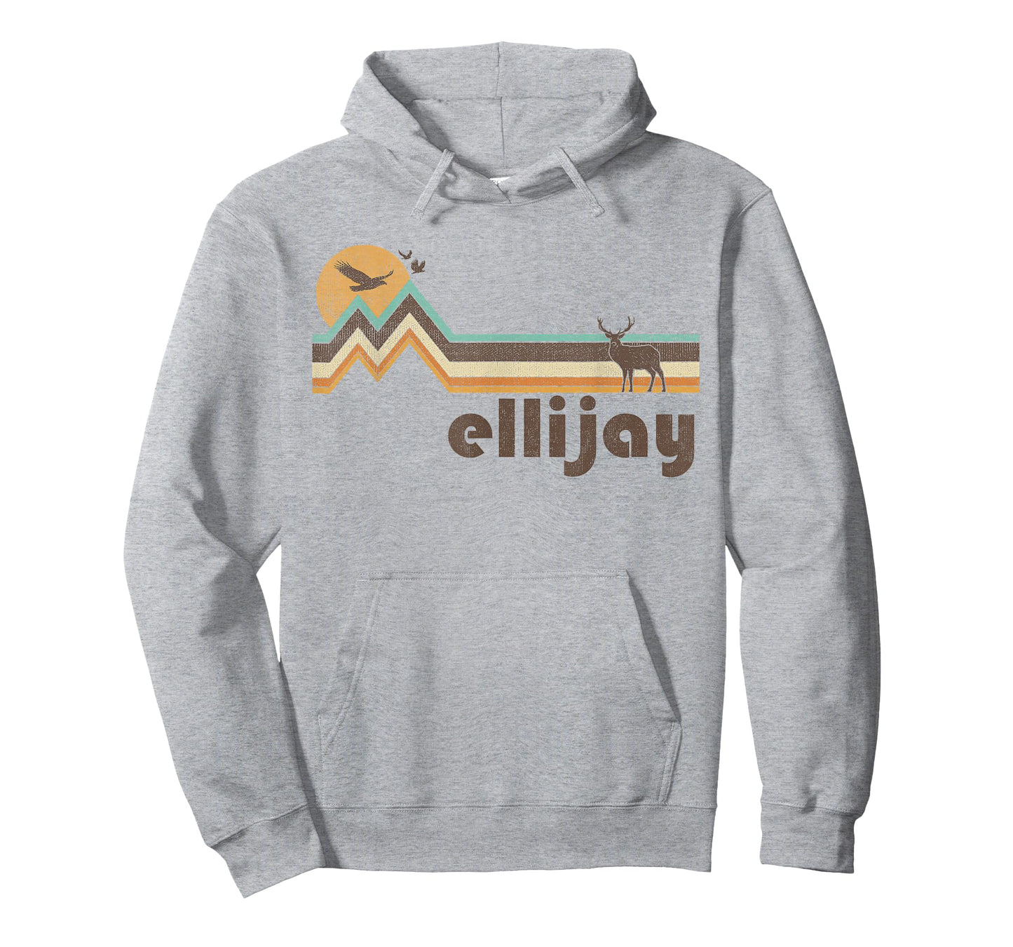 Ellijay - Vintage Men Women 70s 80s Graphic Cool Nature T-Shirt