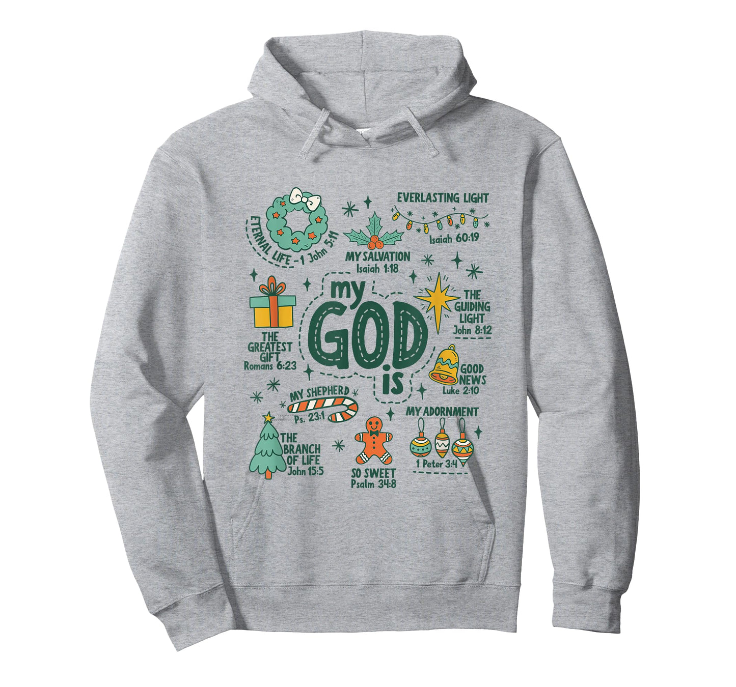 My God is Christmas Jesus is The Reason Faith Christian Xmas T-Shirt