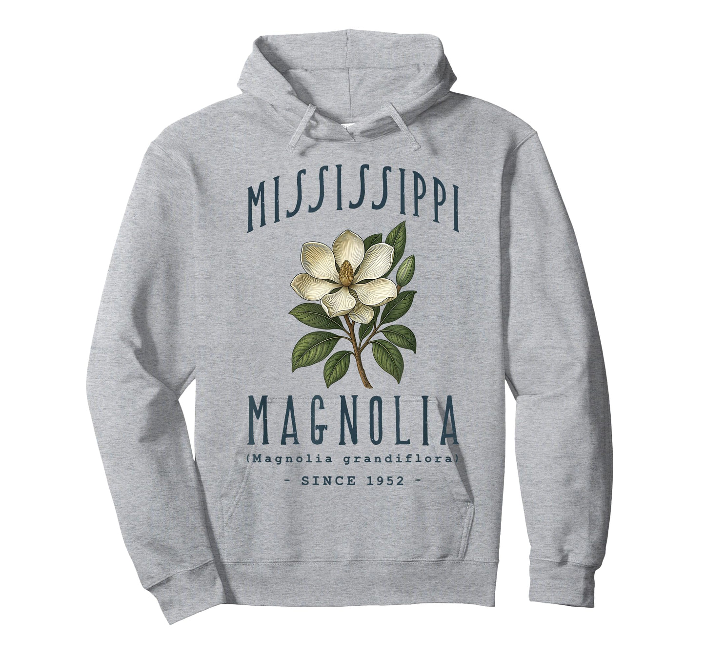 Mississippi Magnolia Flower Botanical Design T-Shirt
