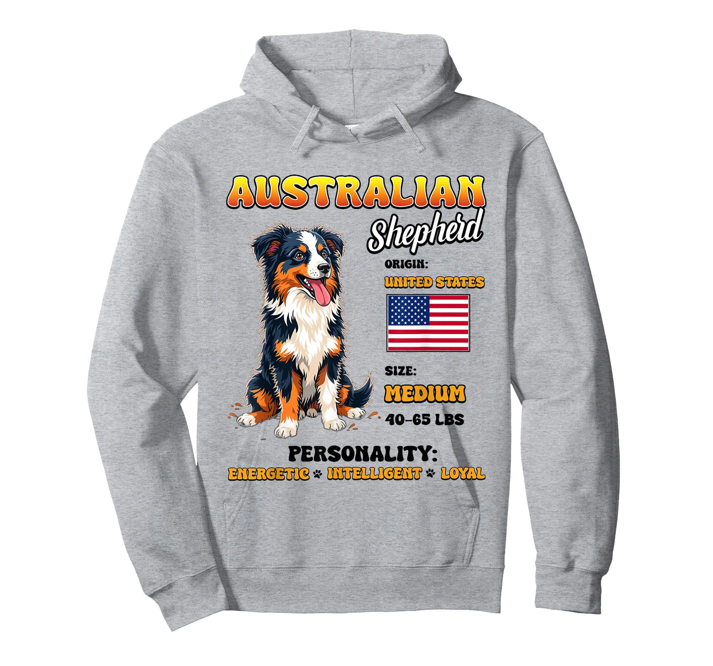 Australian Shepherd Design for Men Women Kids T-Shirt