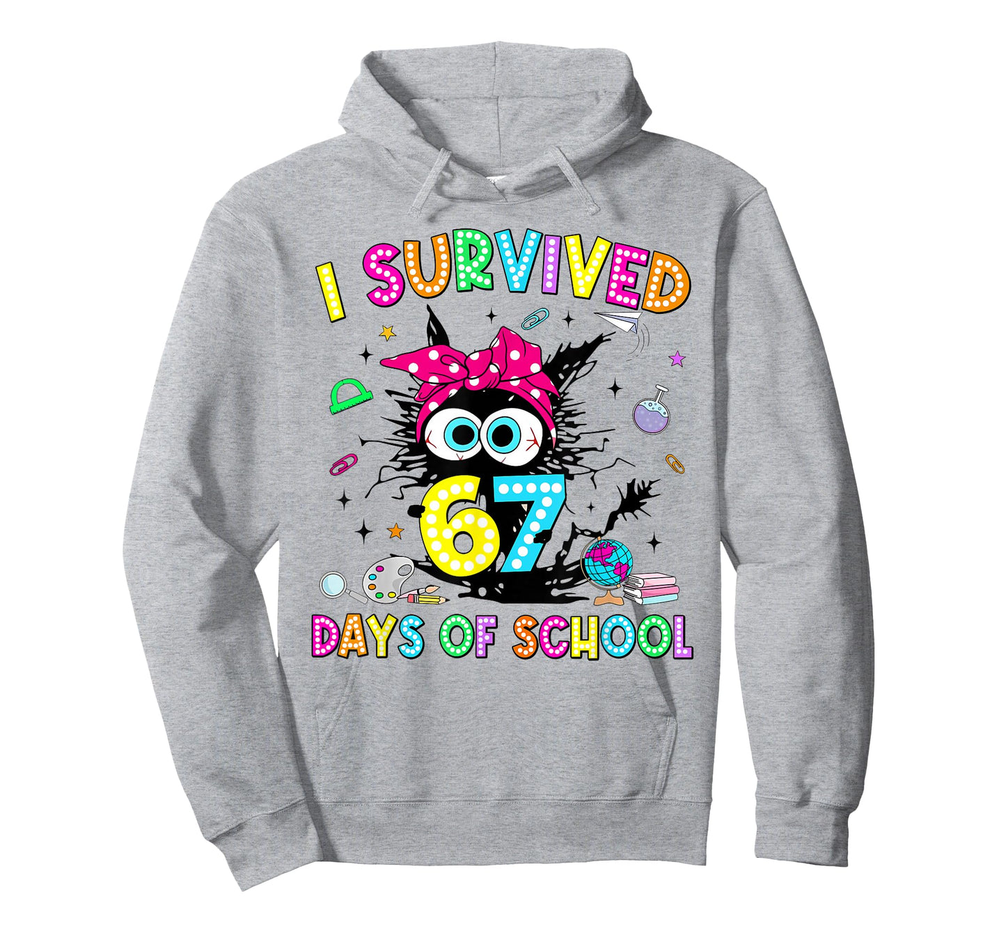 Survived 67 Days of School Six Seven Meme Teachers Boy Girl T-Shirt