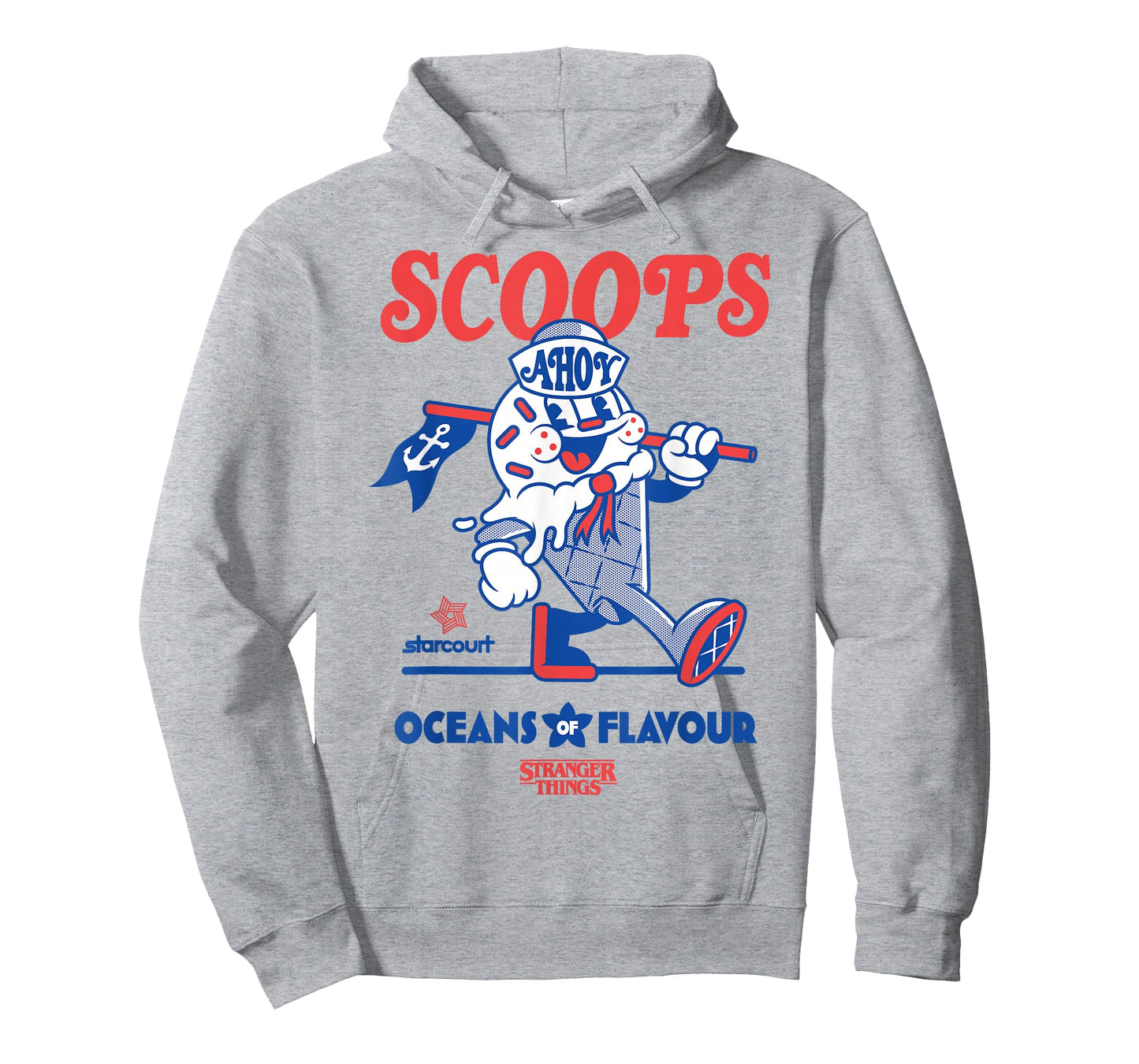 Stranger Things Scoops Ahoy Oceans of Flavour Toon Cone T-Shirt