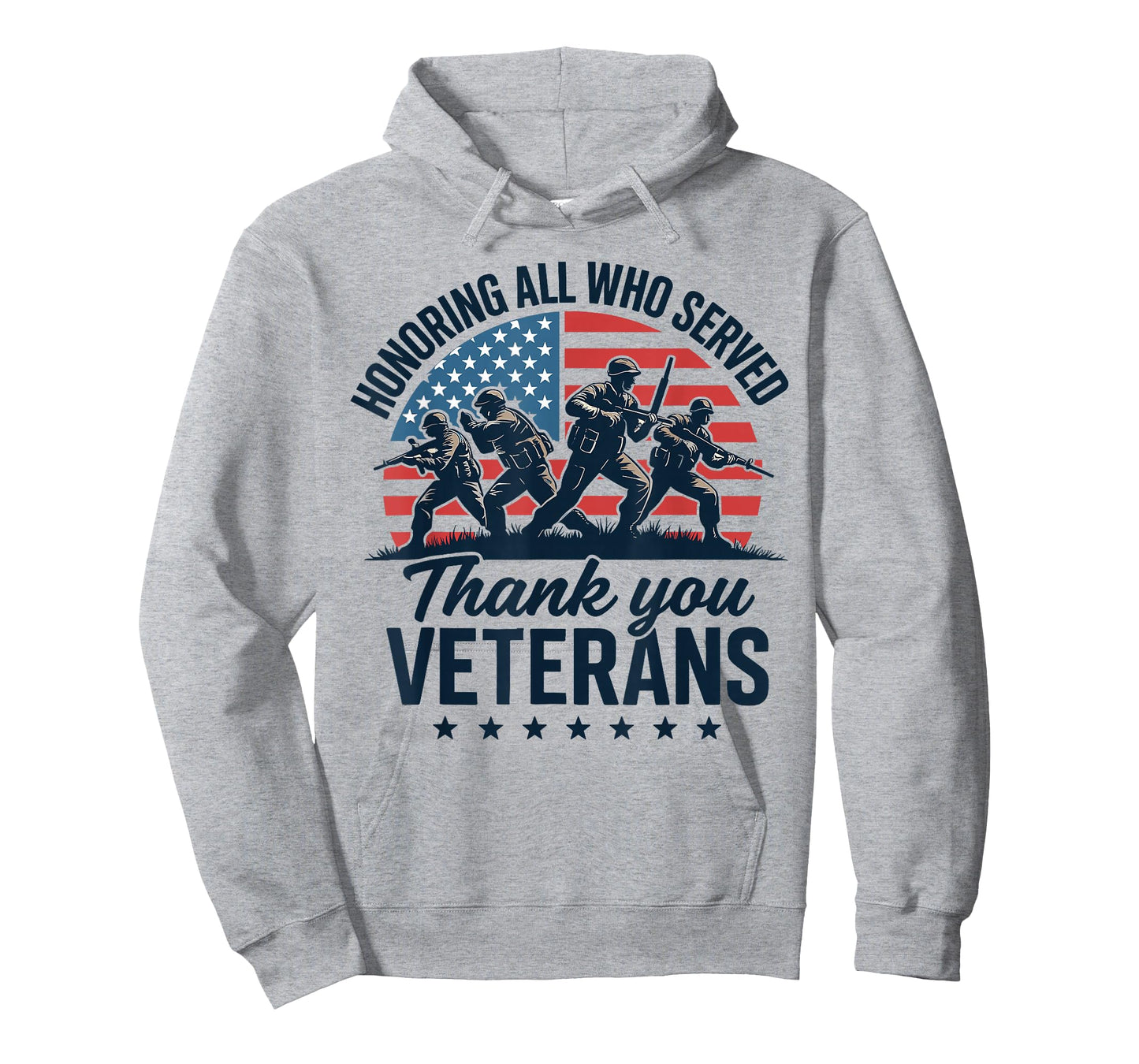 Honoring All Who Served Thank You Veterans Day T-Shirt