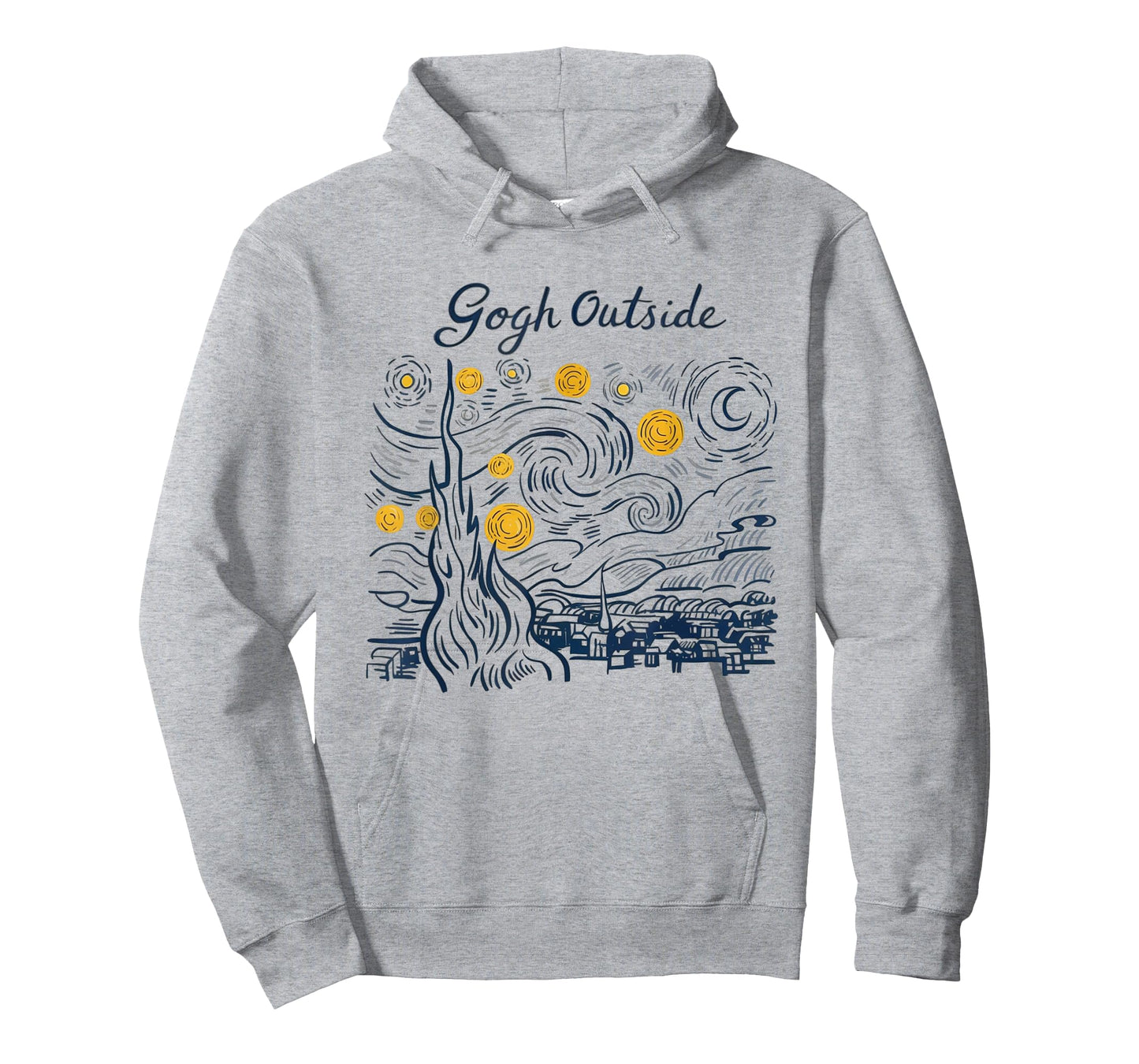 Gogh Outside Art Pun Nature Outdoor Inspired T-Shirt