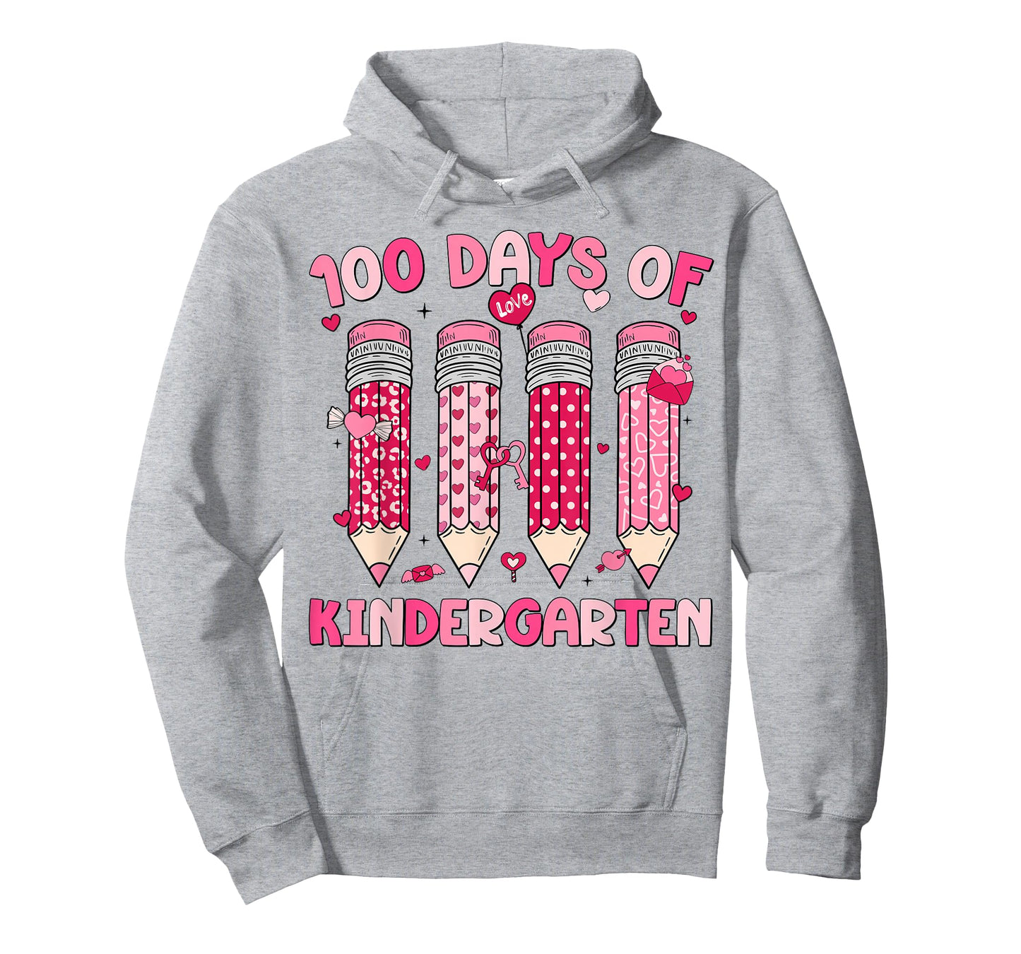 100th Day of School Kindergarten for Students Teacher Kids T-Shirt