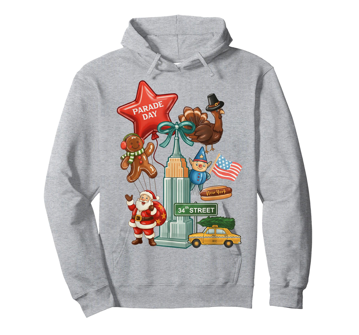 Retro Thanksgiving Day Parade New-York Men Women Teens T-Shirt