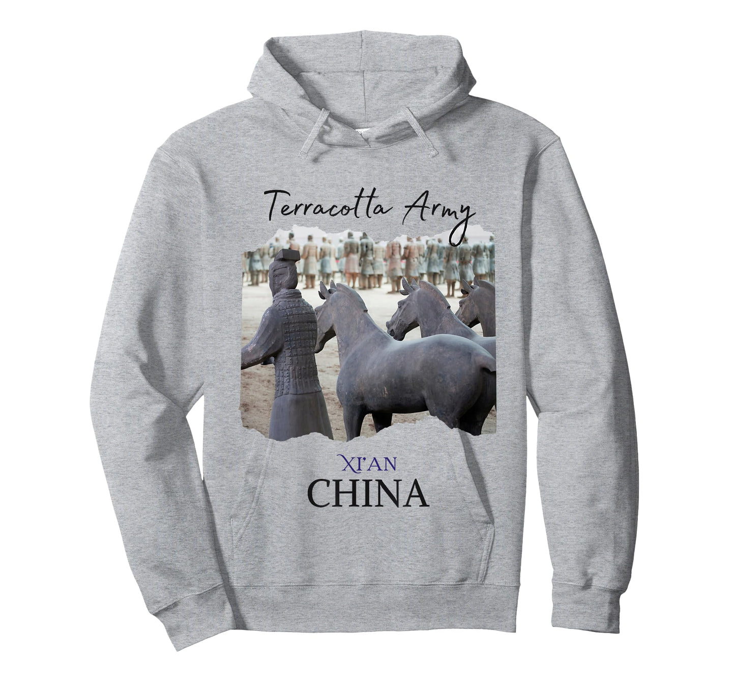 Terracotta Army Xian China Relics Kids Souvenir for Men Boys T-Shirt