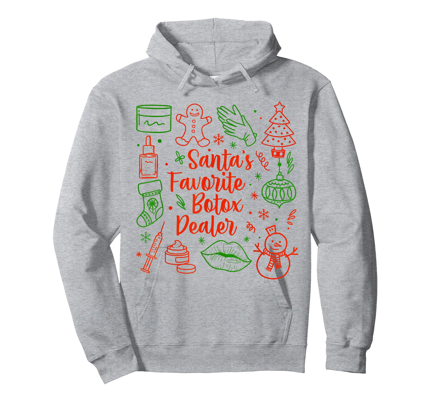 Christmas Aesthetic Injector Santa's Favorite Botox Dealer T-Shirt