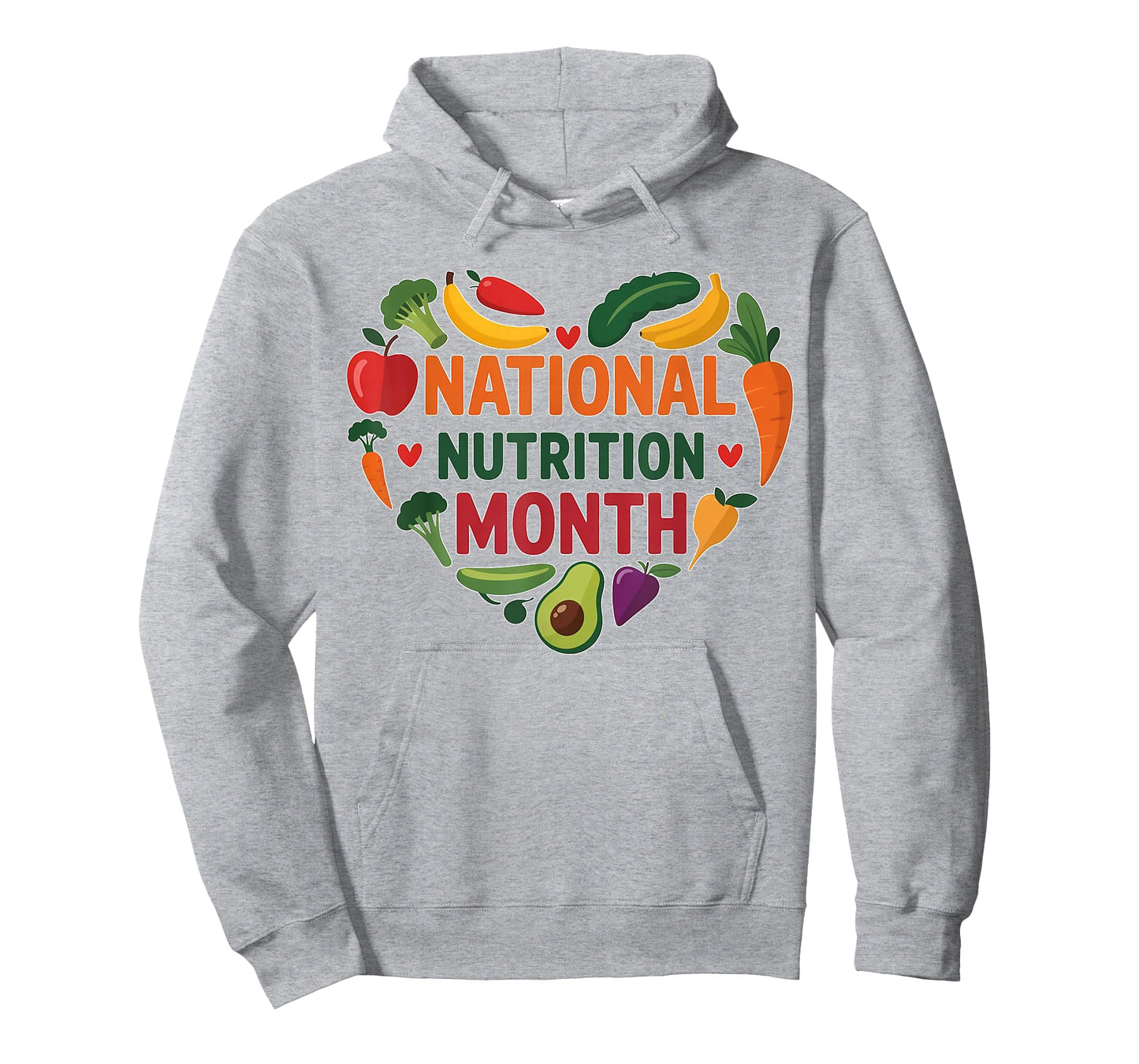 National Nutrition Month Healthy Eating Fruits Vegetables T-Shirt