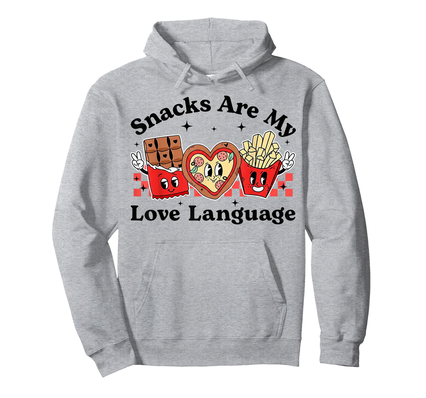 Snacks are My Love Language Valentine Day Kids Boys T-Shirt