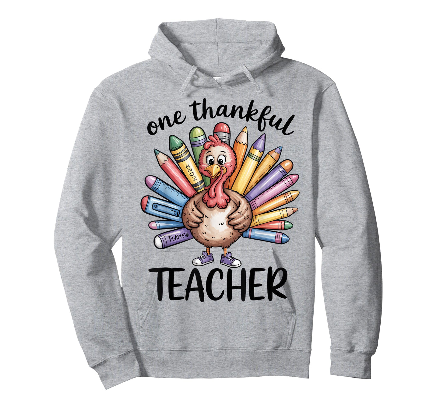 One Thankful Teacher Thanksgiving Turkey T-Shirt
