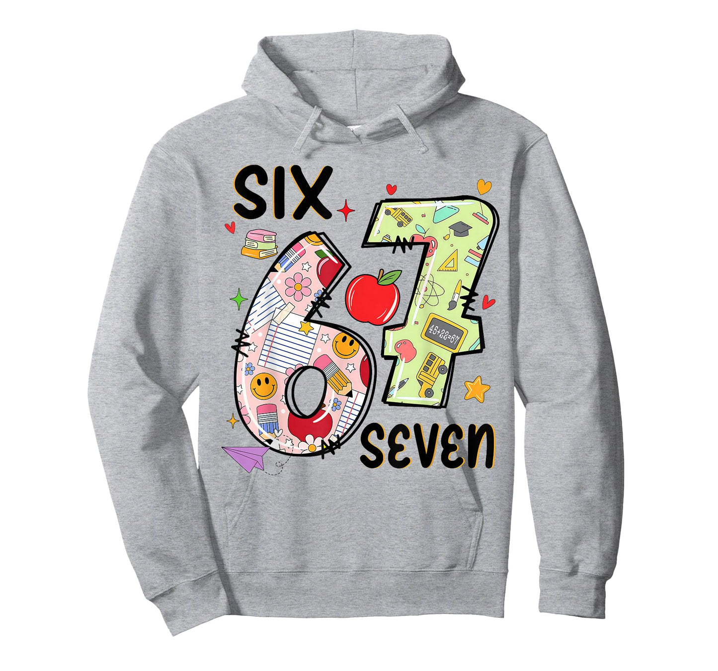 67 Shirt Teacher 6 7 Meme Women Girls Teachers Six Seven T-Shirt