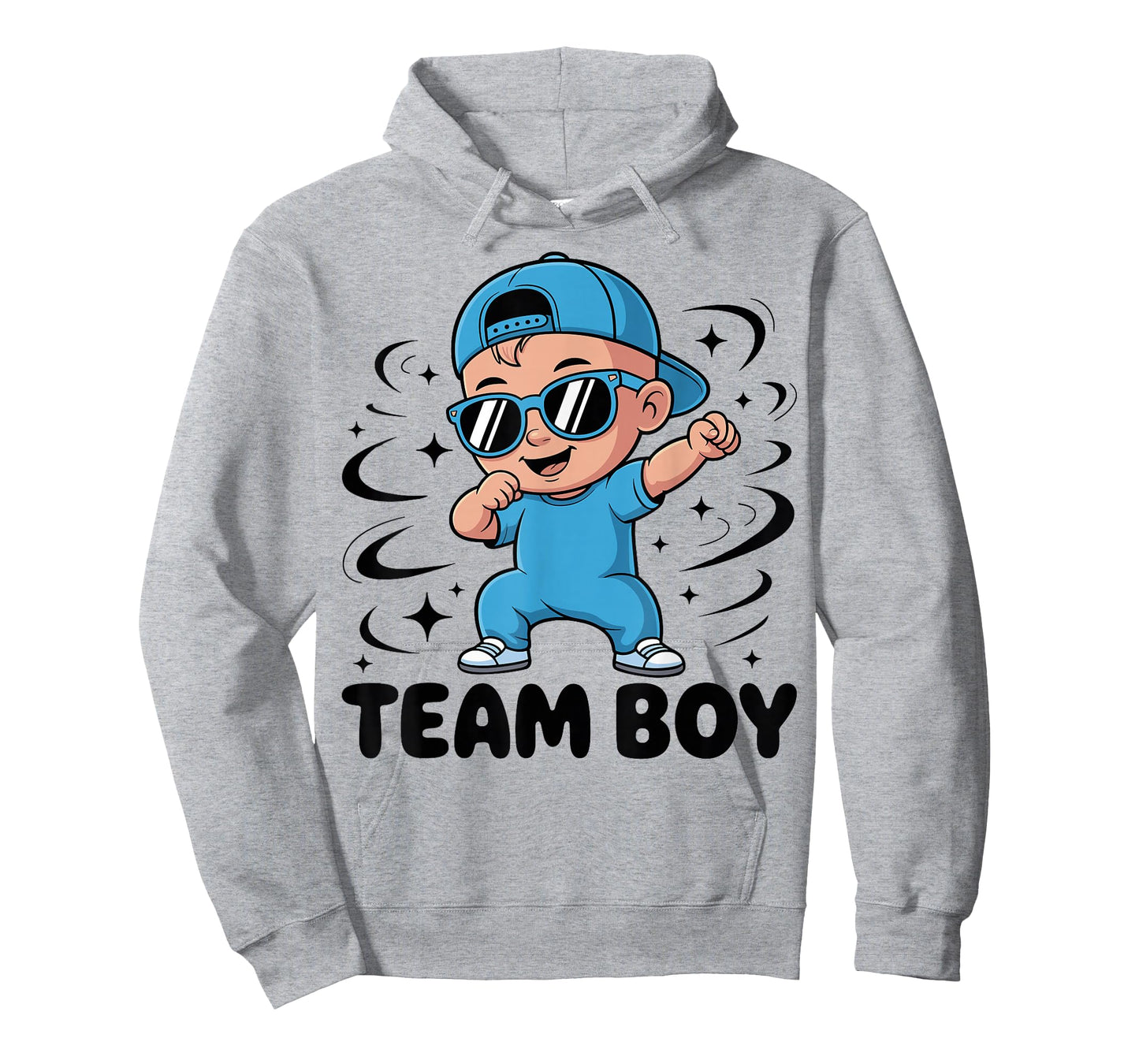 Team Boy Baby Announcement Gender Reveal Family Party T-Shirt