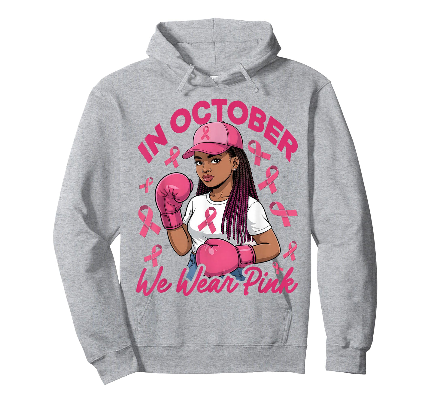 Black Breast Cancer Awareness for Women We Wear Pink T-Shirt