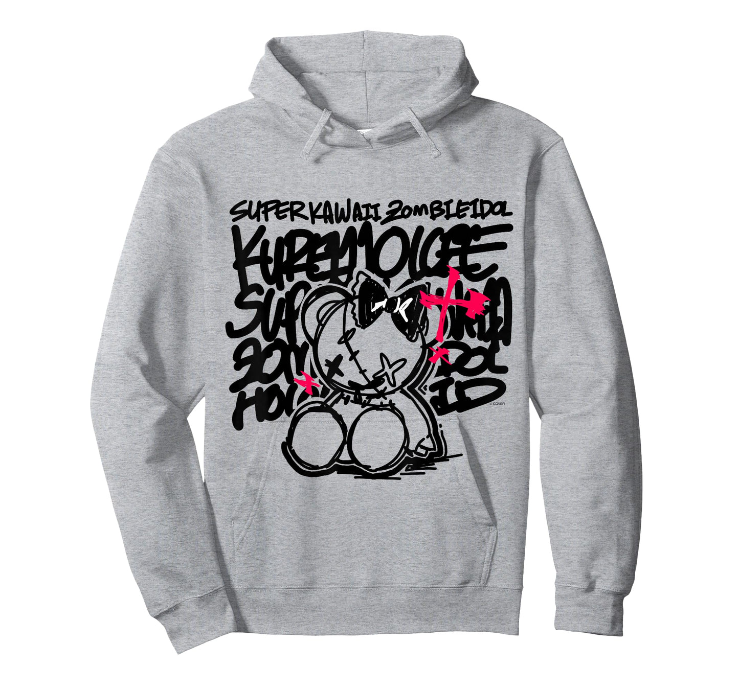 [Kureiji Ollie] Super Kawaii Zombie Idol White T-Shirt