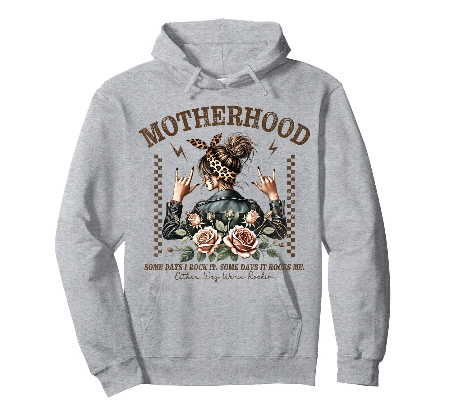 Rocking Motherhood Mom Mother's Day Cool Graphic T-Shirt