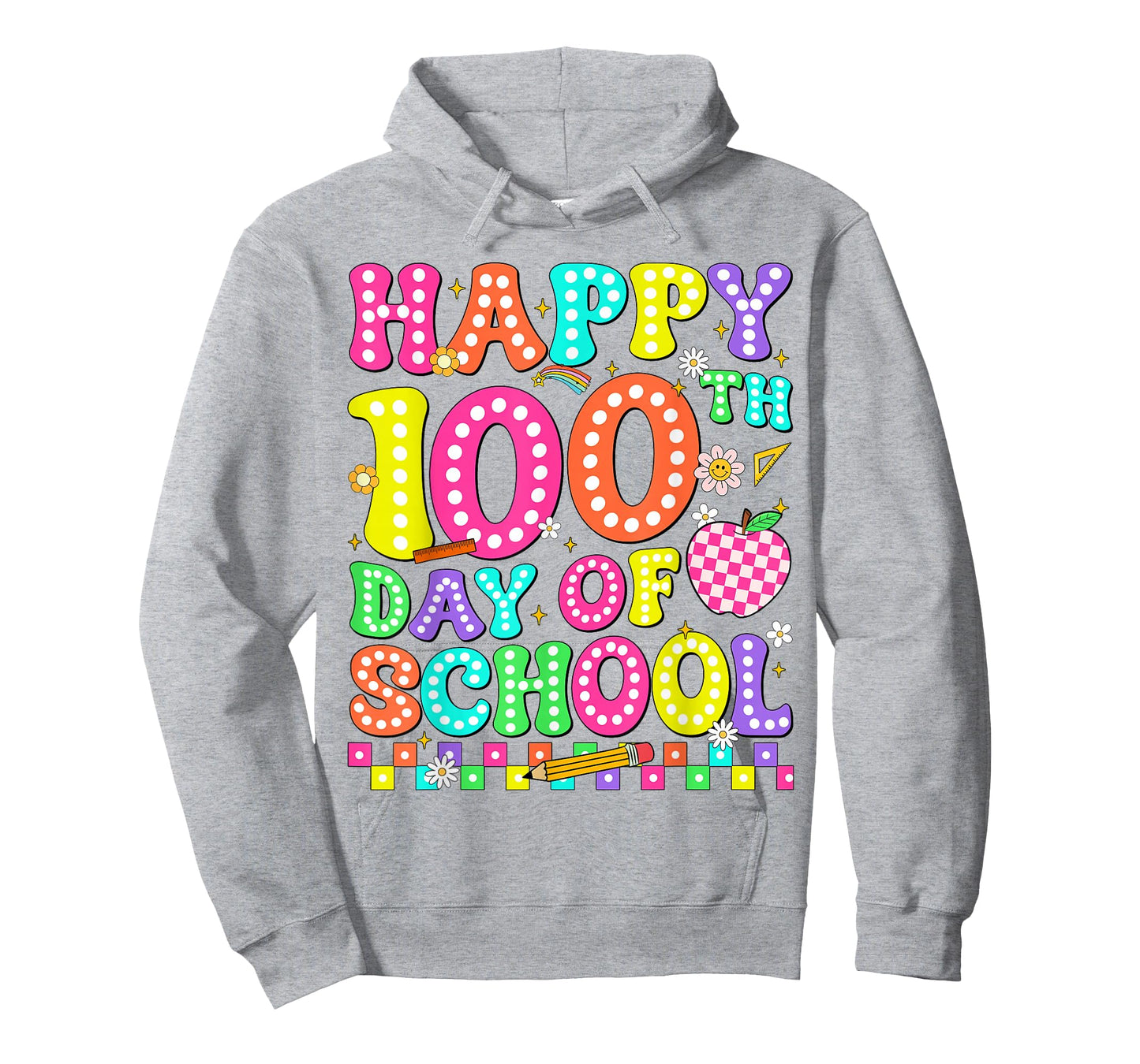 Happy 100 Days of School 100th Days Gift Teacher Girl Boy T-Shirt