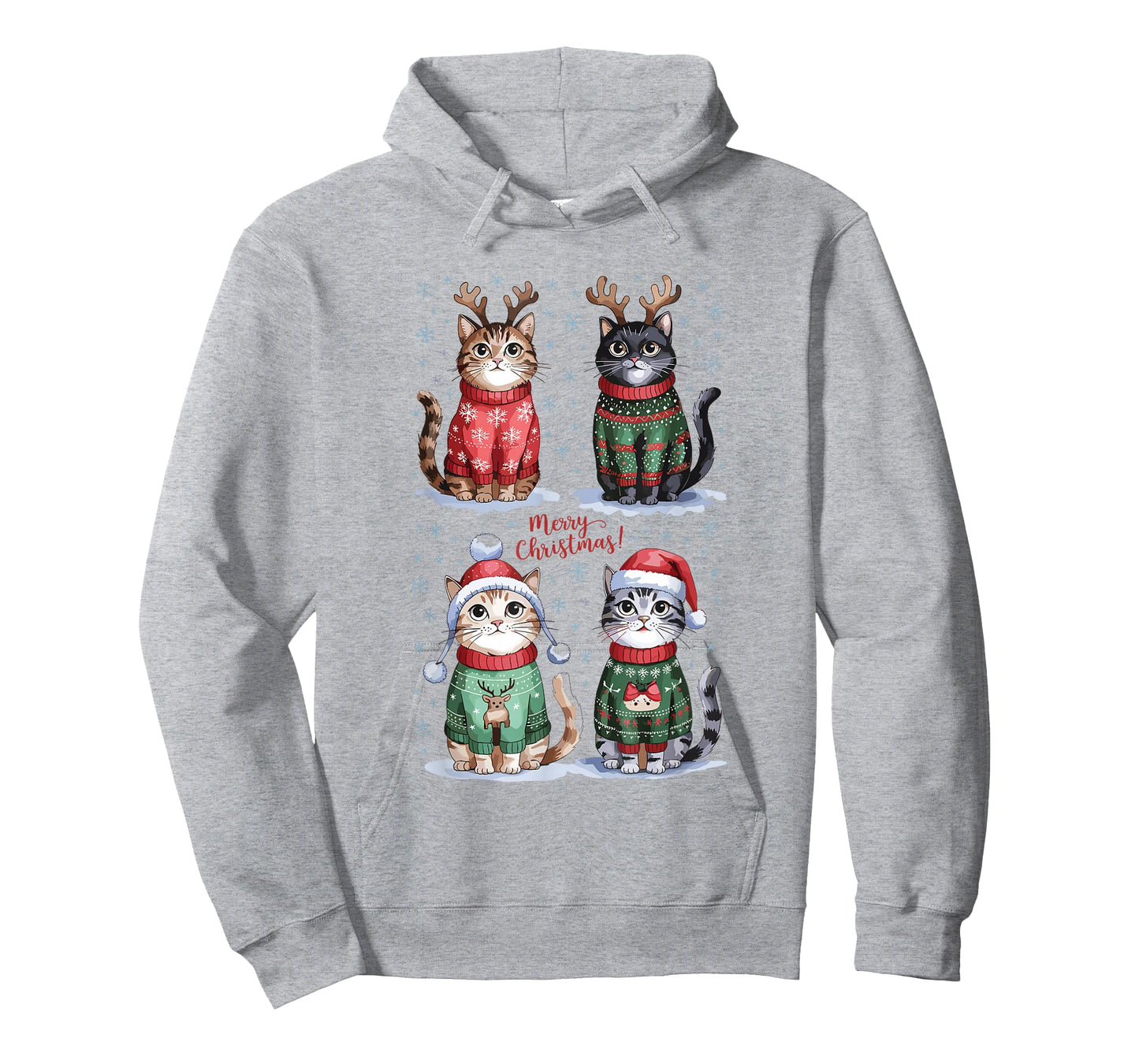 Christmas Cats | Merry Christmas Cats Graphic T-Shirt