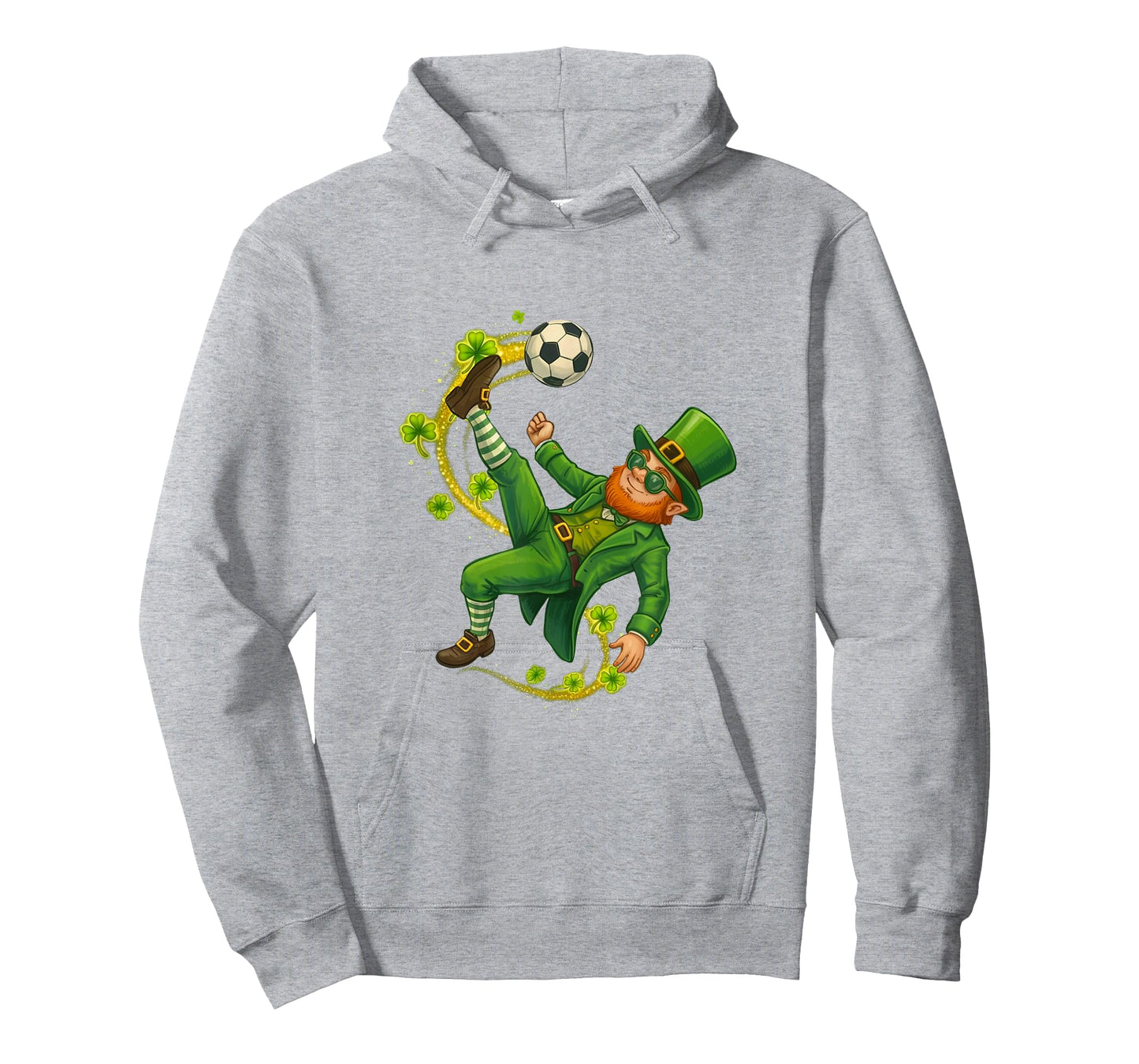Soccer St Patricks Day Leprechaun Saint Patricks Boys T-Shirt