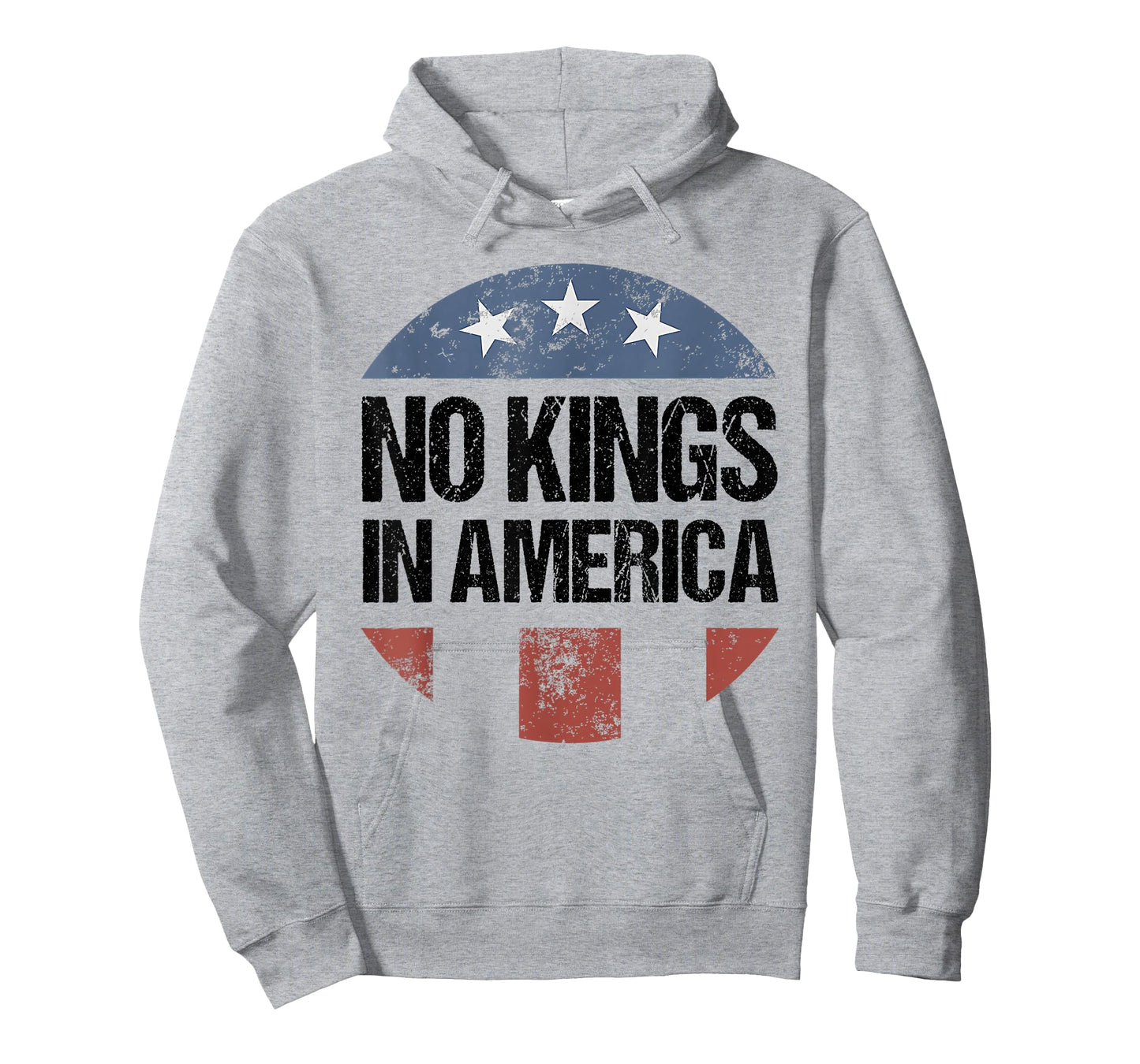 No Kings in America Vintage Patriotic No Kings T-Shirt