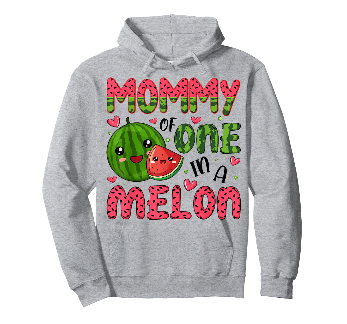 Mommy of One in A Melon 1St Birthday Watermelon Party T-Shirt
