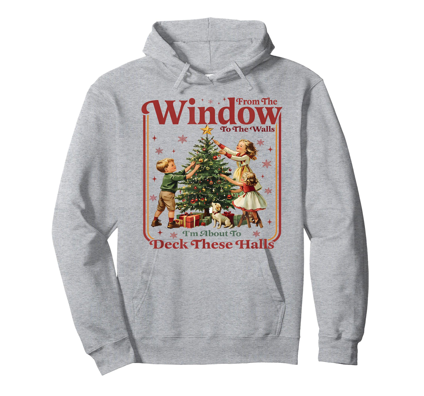 Christmas from The Windows Funny Quote Holiday Retro Design T-Shirt