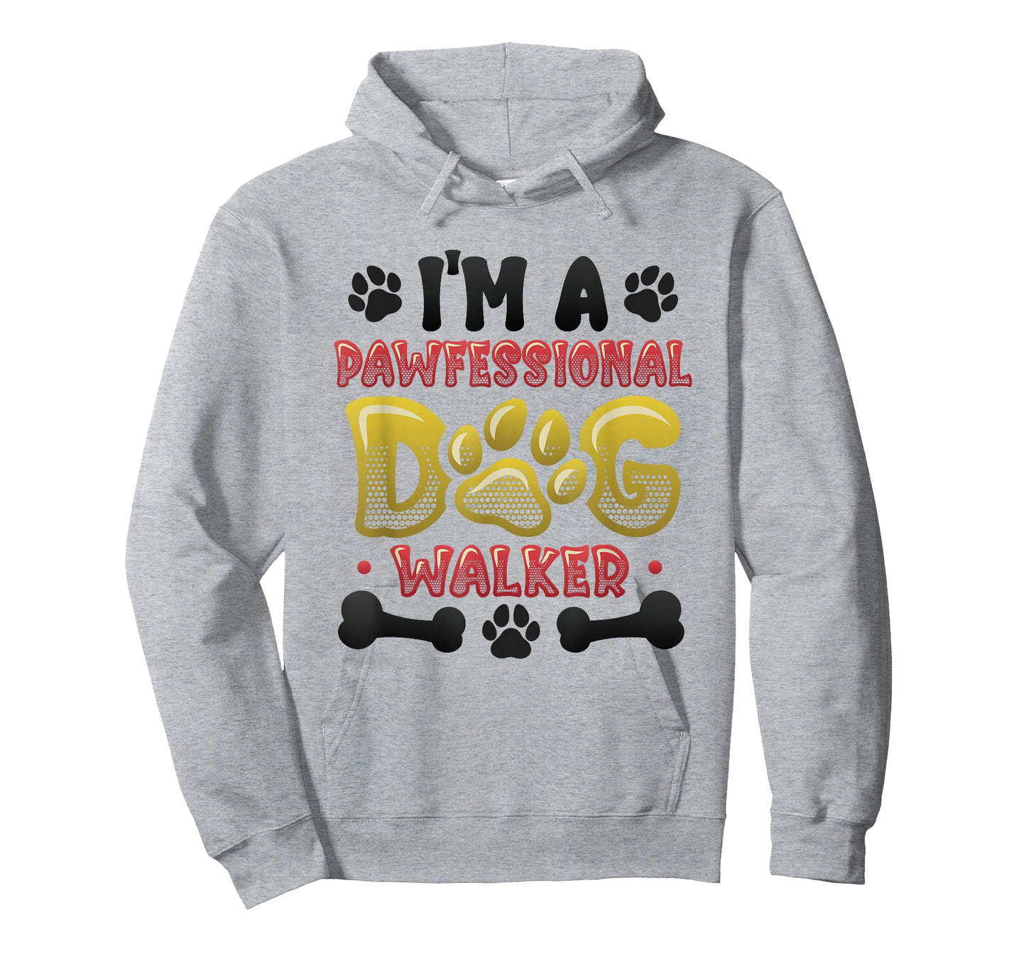 Dog Walking - I´m A Pawfessional Dog Walker T-Shirt